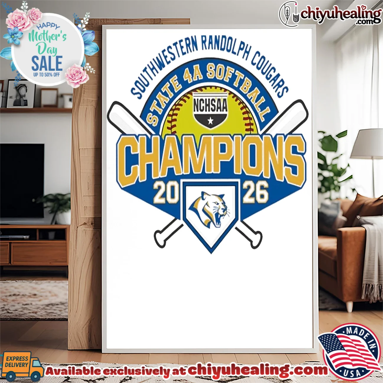 Southwestern Randolph Cougars 2026 NCHSAA State 4A Softball Champions shirt iconic shirt & hoodie | Limited Stock Edition Southwestern Randolph Cougars 2026 NCHSAA State 4A Softball Champions shirt