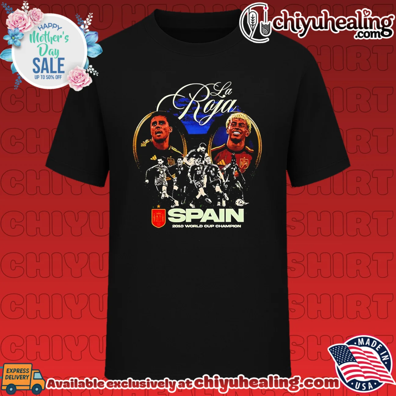 Spain 2010 World Cup Champion la roja vintage