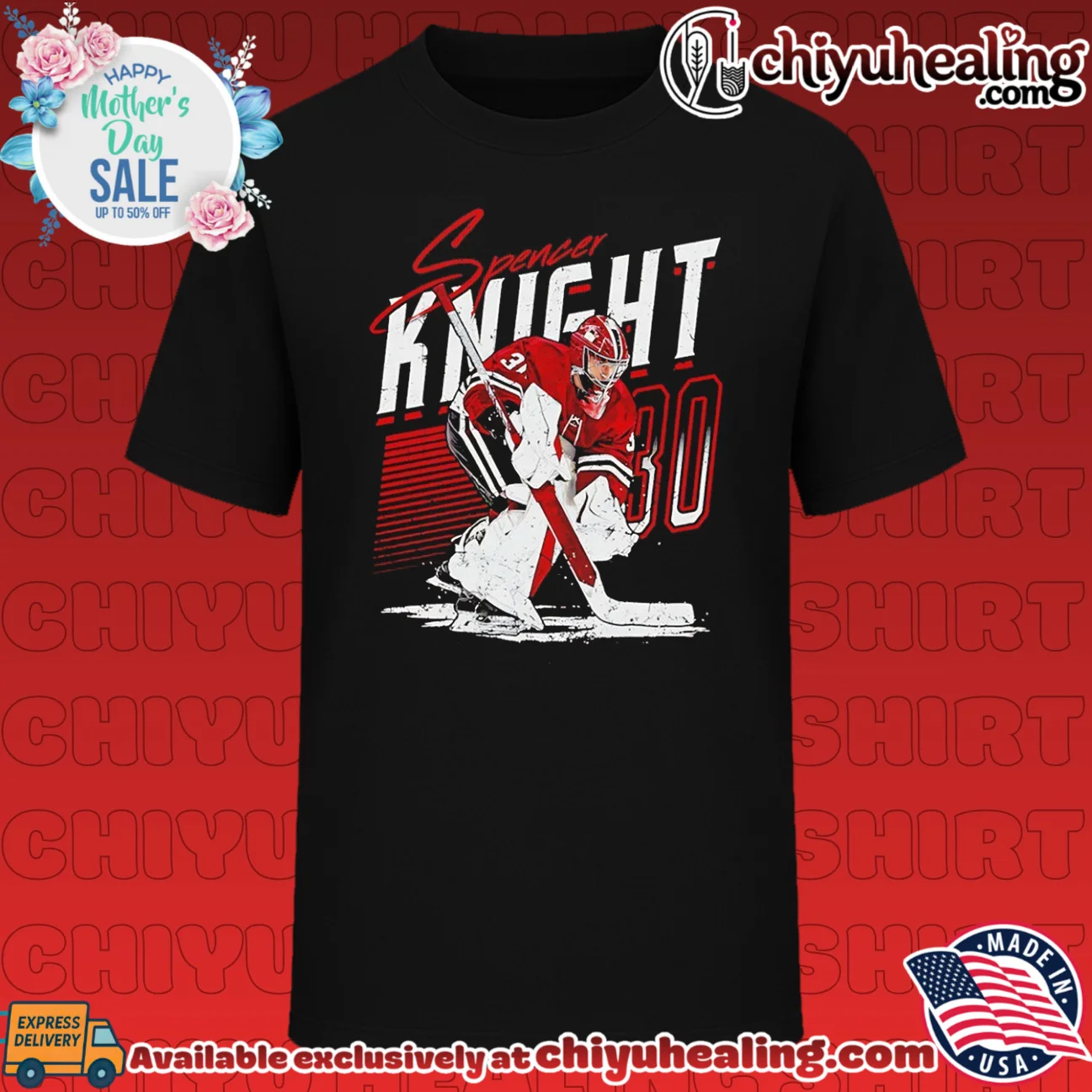 Spencer Knight Chicago Blackhawks Player Name