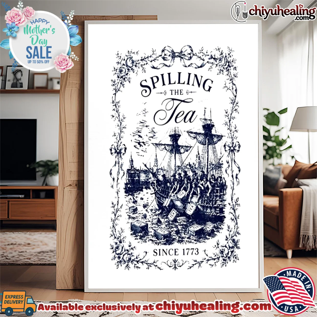 Spilling The Tea Since 1773 official shirt & hoodie - New Arrival Spilling The Tea Since 1773