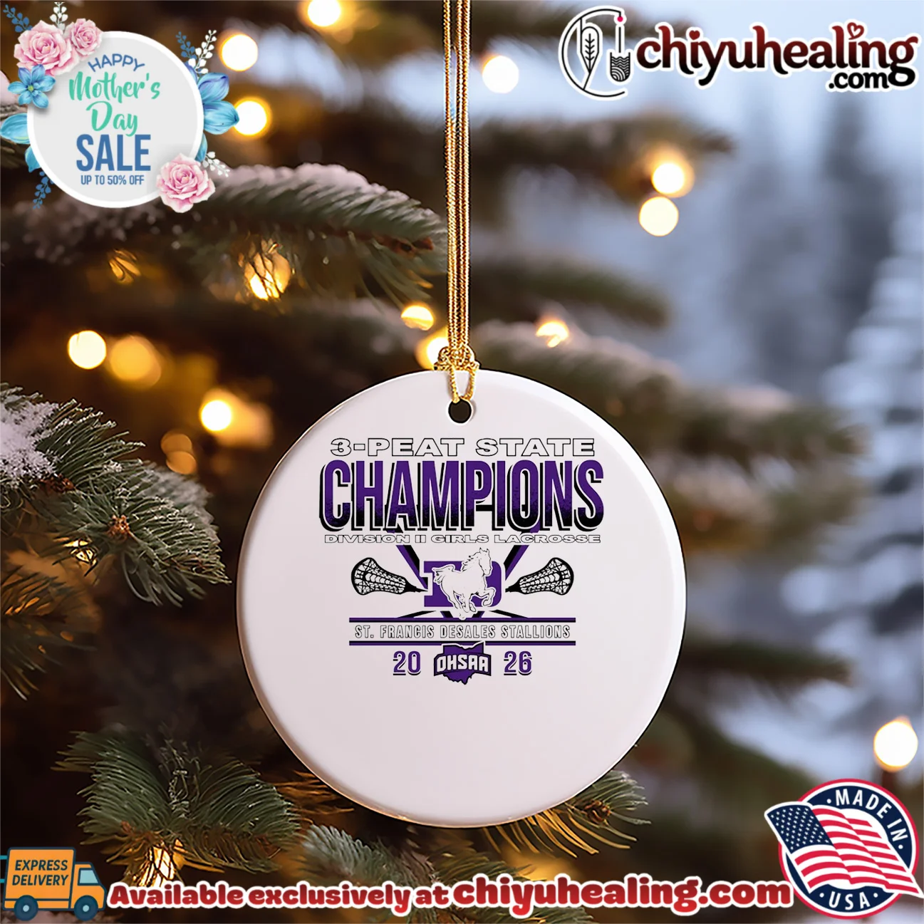 St Francis DeSales Stallions 2026 OHSAA Girls Lacrosse D2 3-Peat State Champions shirt epic shirt & hoodie - Ultimate Tribute Merch St Francis DeSales Stallions 2026 OHSAA Girls Lacrosse D2 3-Peat State Champions shirt