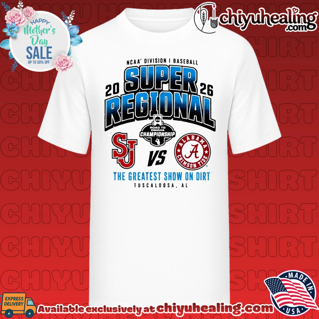 St John's Red Storm vs Alabama Crimson Tide 2026 NCAA Division I Baseball Super Regional The Greatest Show On Dirt
