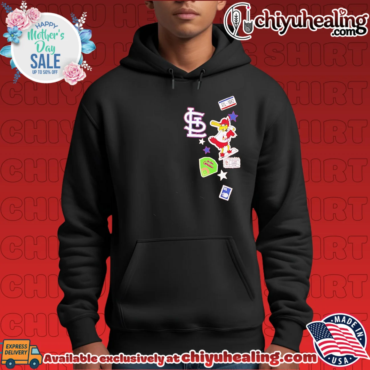 St Louis Cardinals City Patch 2026 logo limited shirt & hoodie - The Fan Collection St Louis Cardinals City Patch 2026 logo limited shirt & hoodie - The Fan Collection