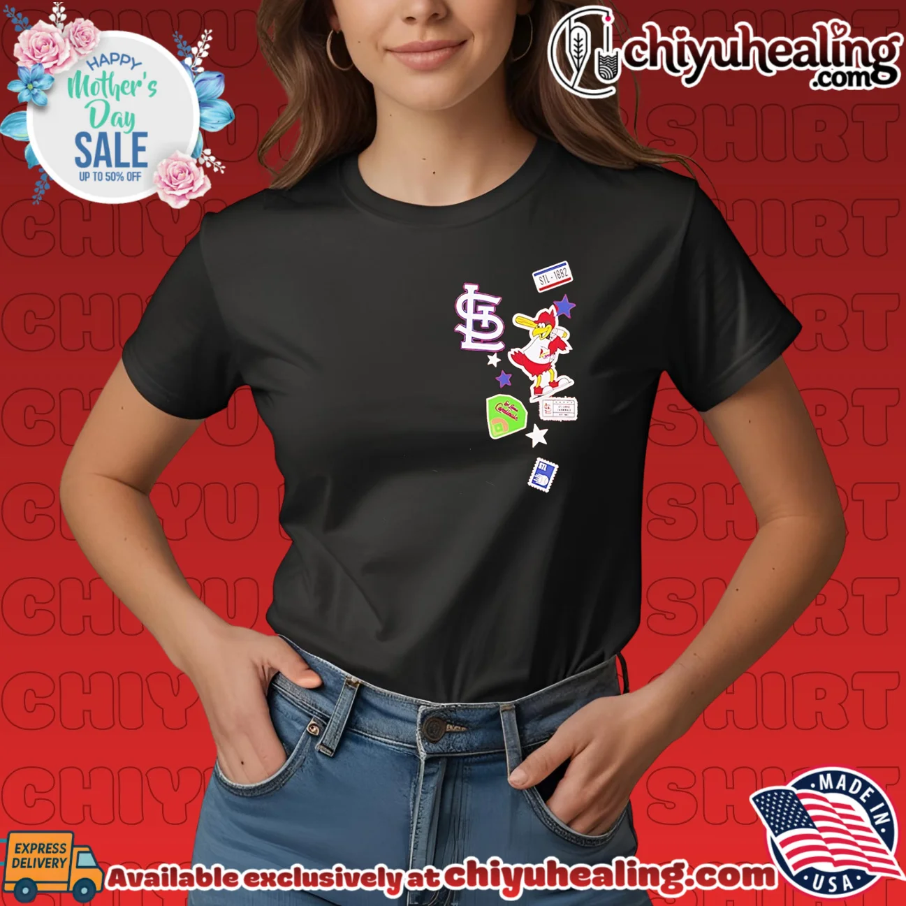 St Louis Cardinals City Patch 2026 logo limited shirt & hoodie - The Fan Collection St Louis Cardinals City Patch 2026 logo
