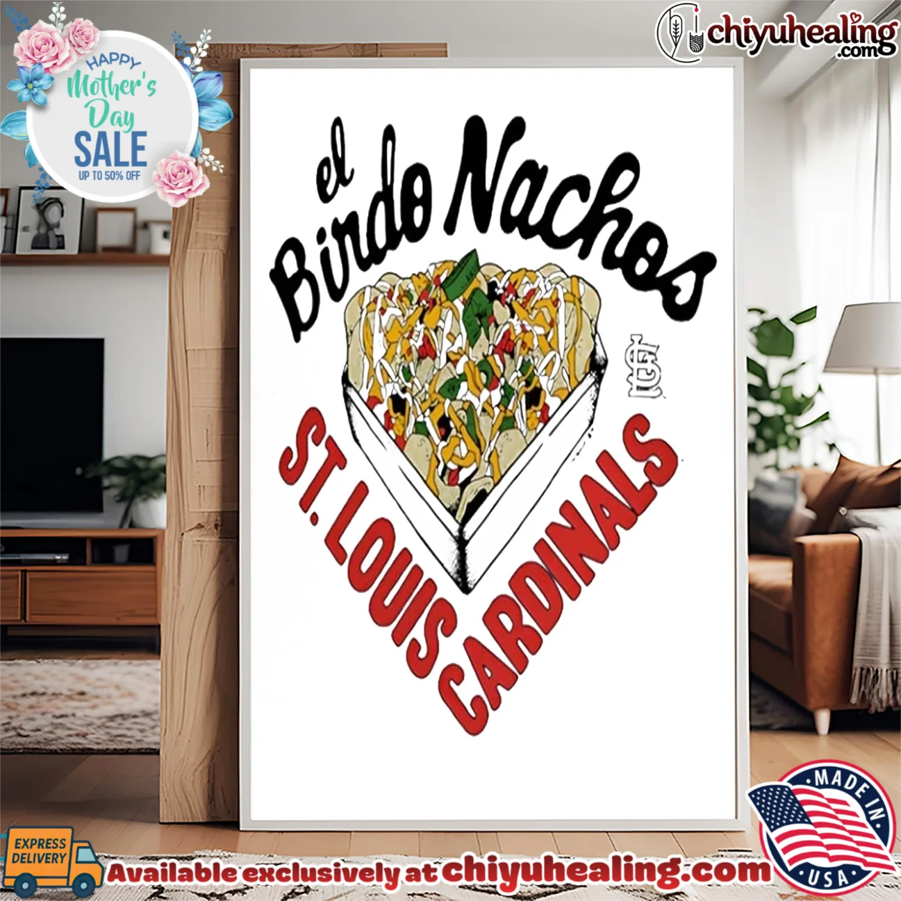 St Louis Cardinals el Birdo Nachos food custom shirt & hoodie - Perfect Fan Gift St Louis Cardinals el Birdo Nachos food