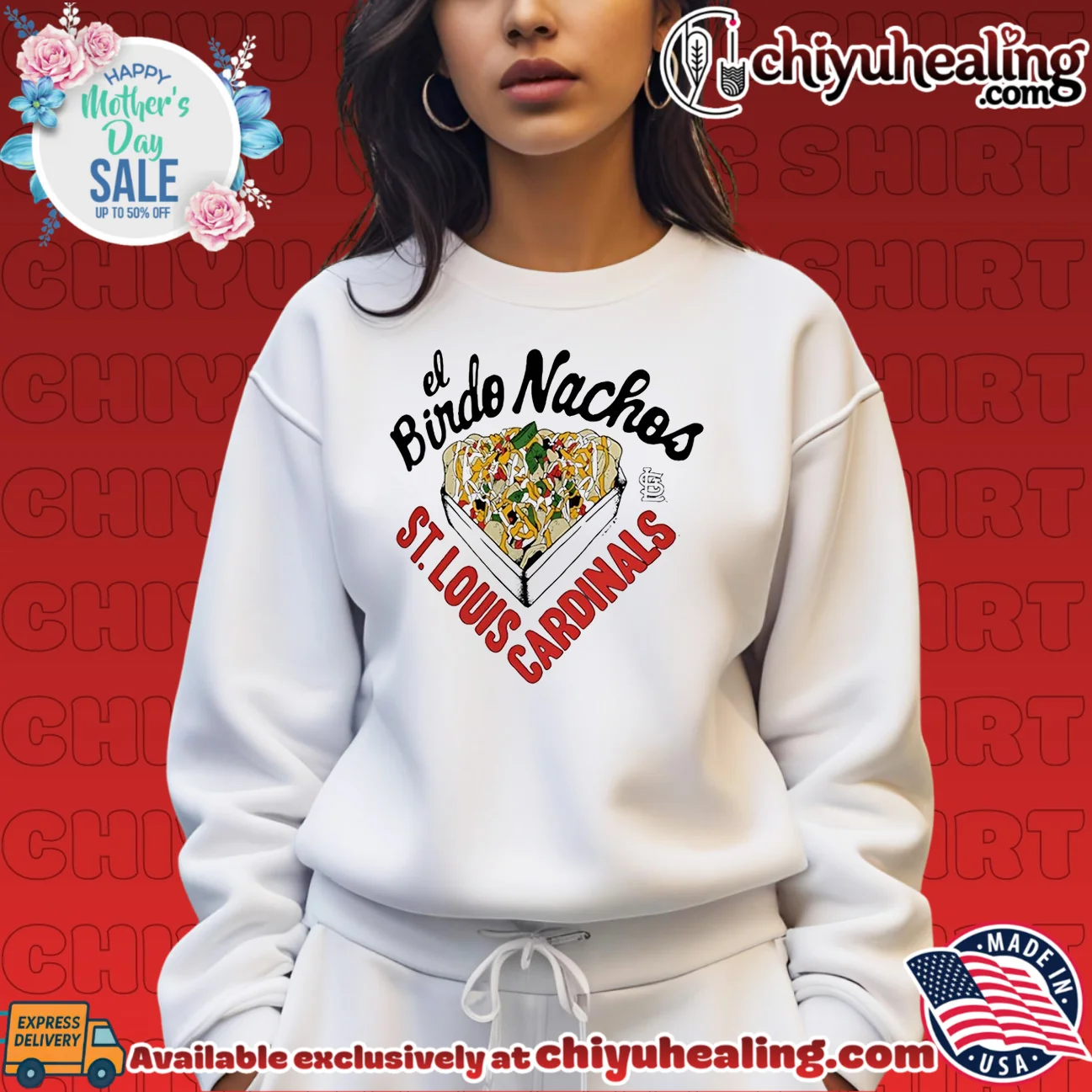 St Louis Cardinals el Birdo Nachos food custom shirt & hoodie - Perfect Fan Gift St Louis Cardinals el Birdo Nachos food