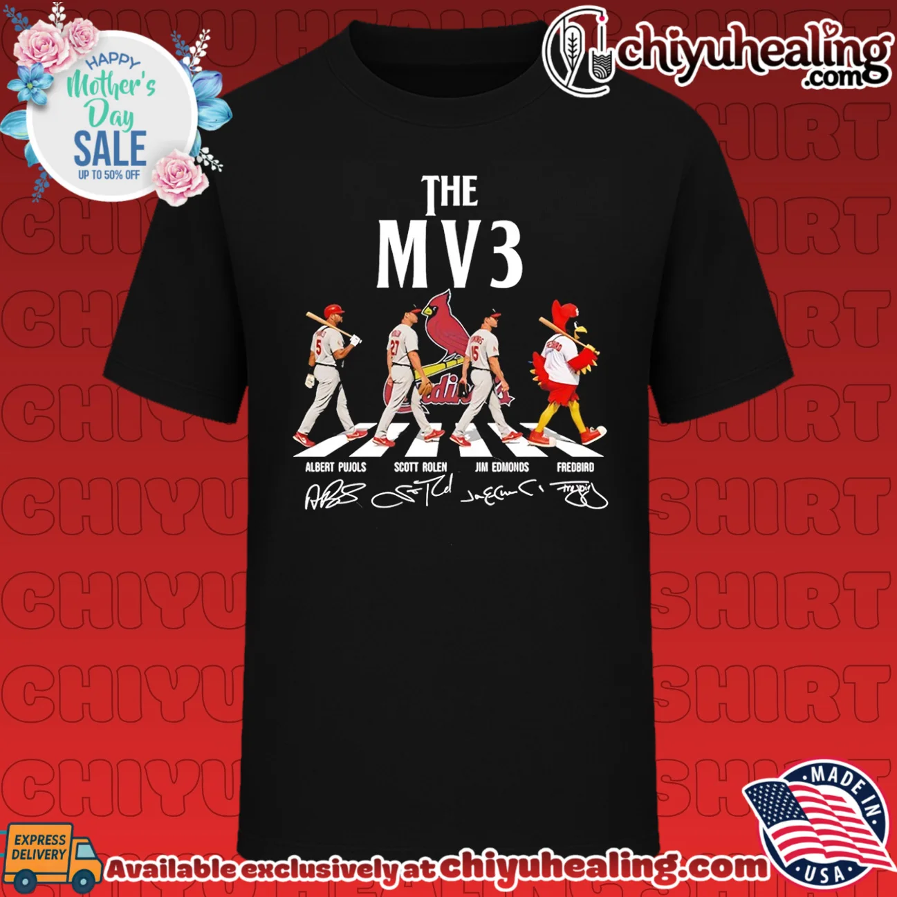 St Louis Cardinals the MV3 Abbey Road signature