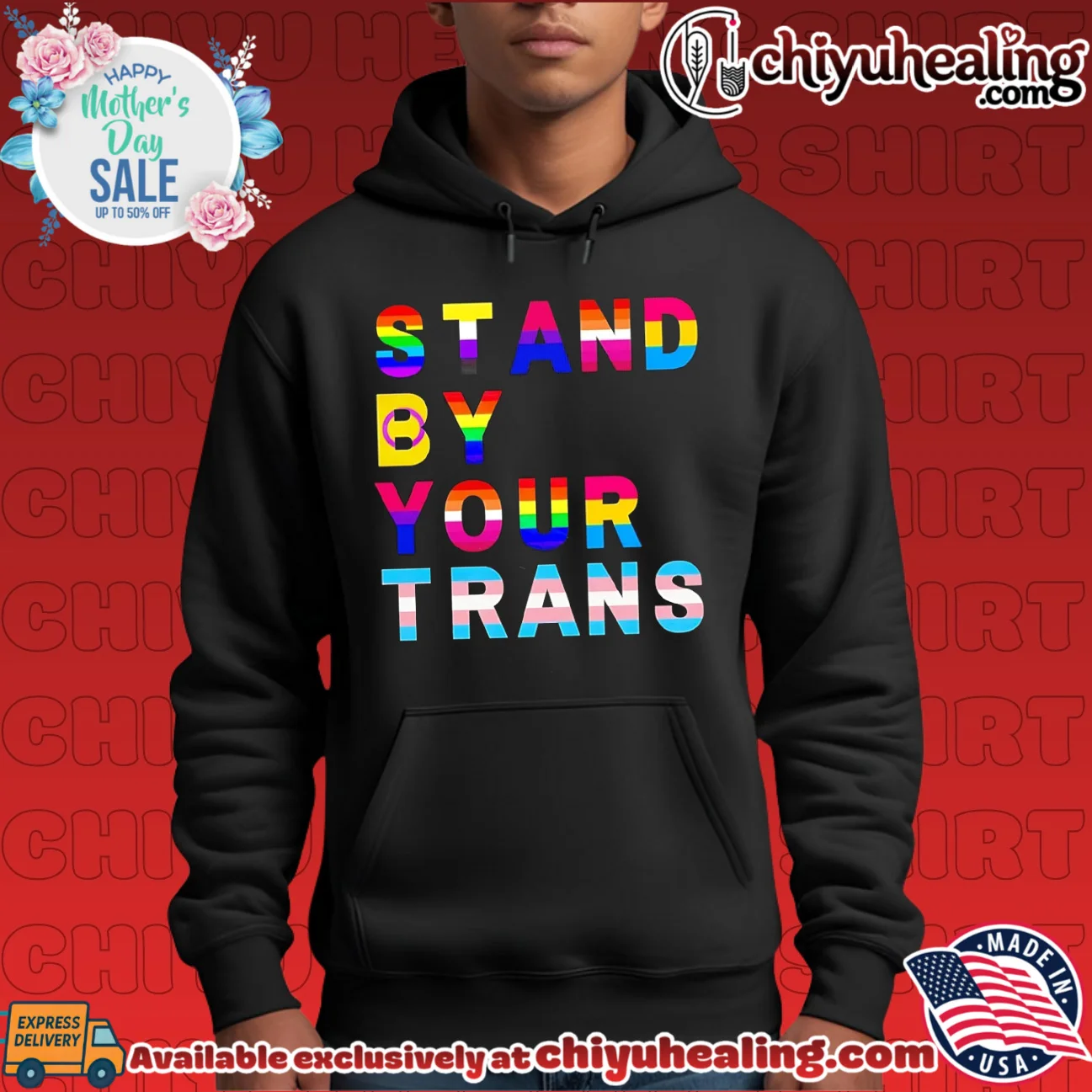 Stand by your trans LGBTQ rainbow limited shirt & hoodie - Urban Fashion Stand by your trans LGBTQ rainbow limited shirt & hoodie - Urban Fashion