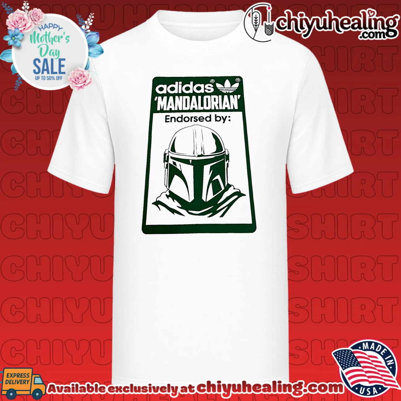 Star Wars Mandalorian logo vintage