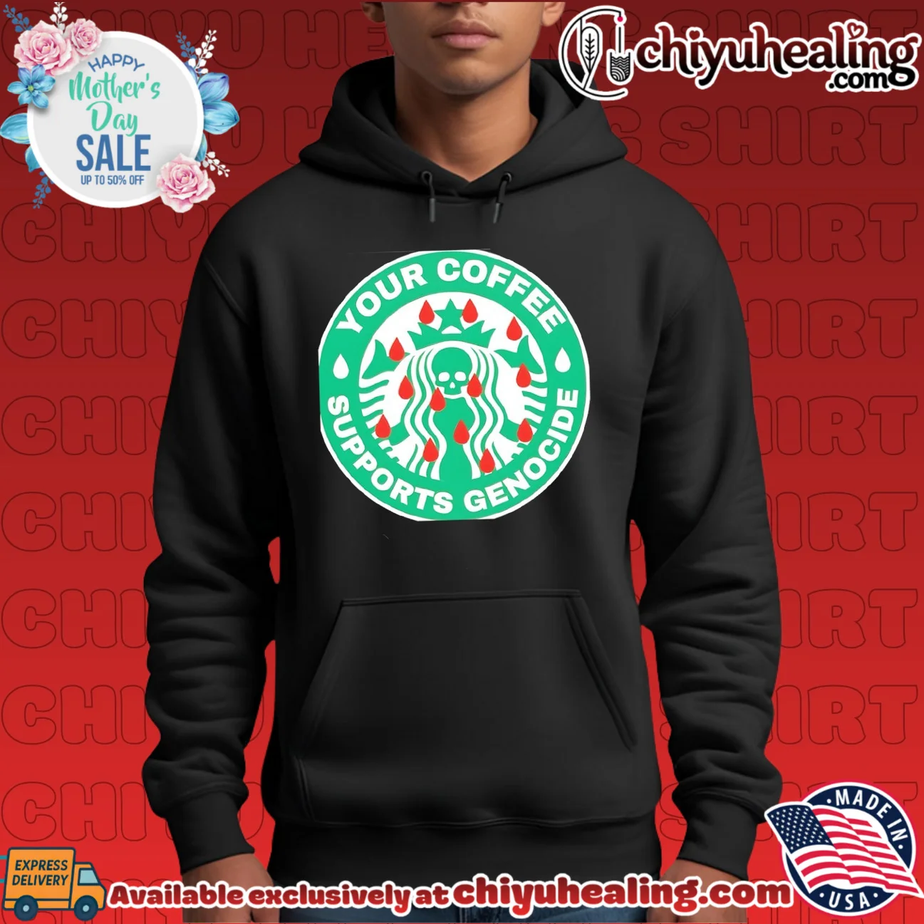 Starbucks your coffee genocide supports shirt & hoodie Starbucks your coffee genocide supports shirt & hoodie