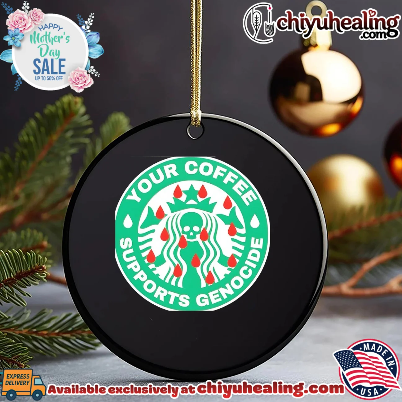 Starbucks your coffee genocide supports shirt & hoodie Starbucks your coffee genocide supports