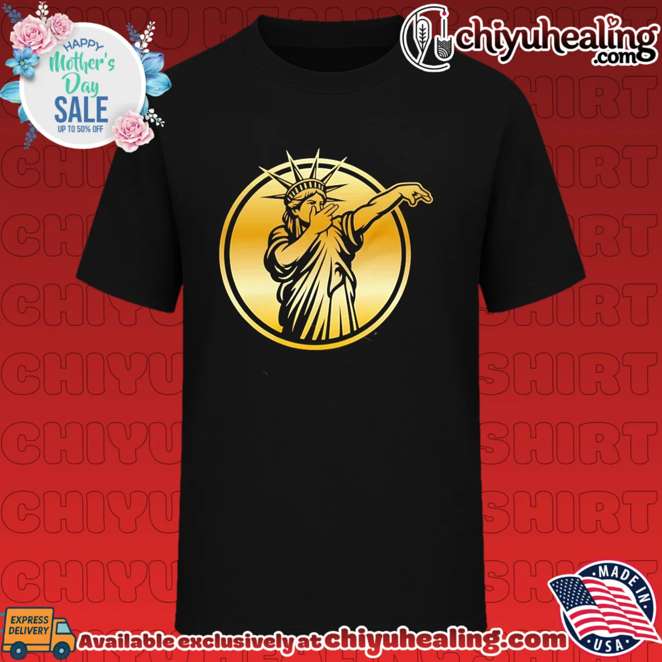 Statue of Liber3 New York Knicks Jalen Brunson Gold