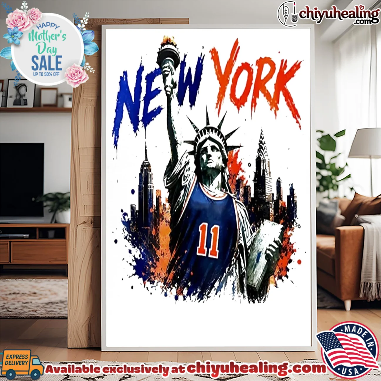 Statue of Liberty wearing New York Knicks jersey vintage timeless shirt & hoodie - New Arrival Statue of Liberty wearing New York Knicks jersey vintage