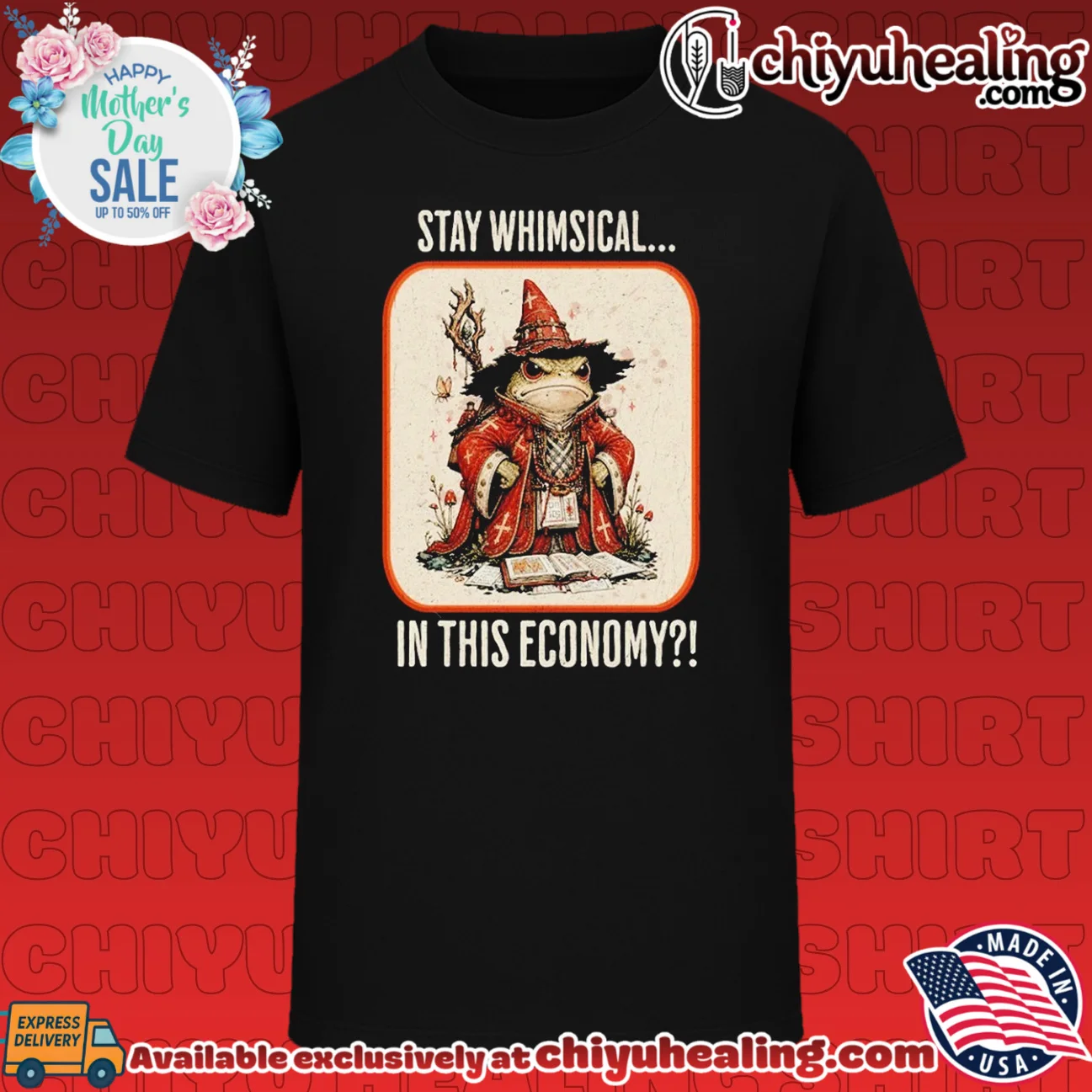 Stay Whimsical in This Economy Frog Wizard shirt & hoodie