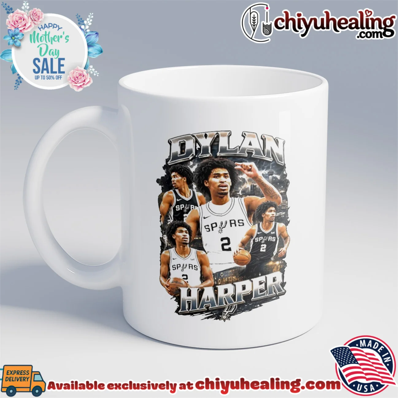 Stephon Castle San Antonio Spurs Dylan Harper player collage authentic shirt & hoodie - New Arrival Stephon Castle San Antonio Spurs Dylan Harper player collage