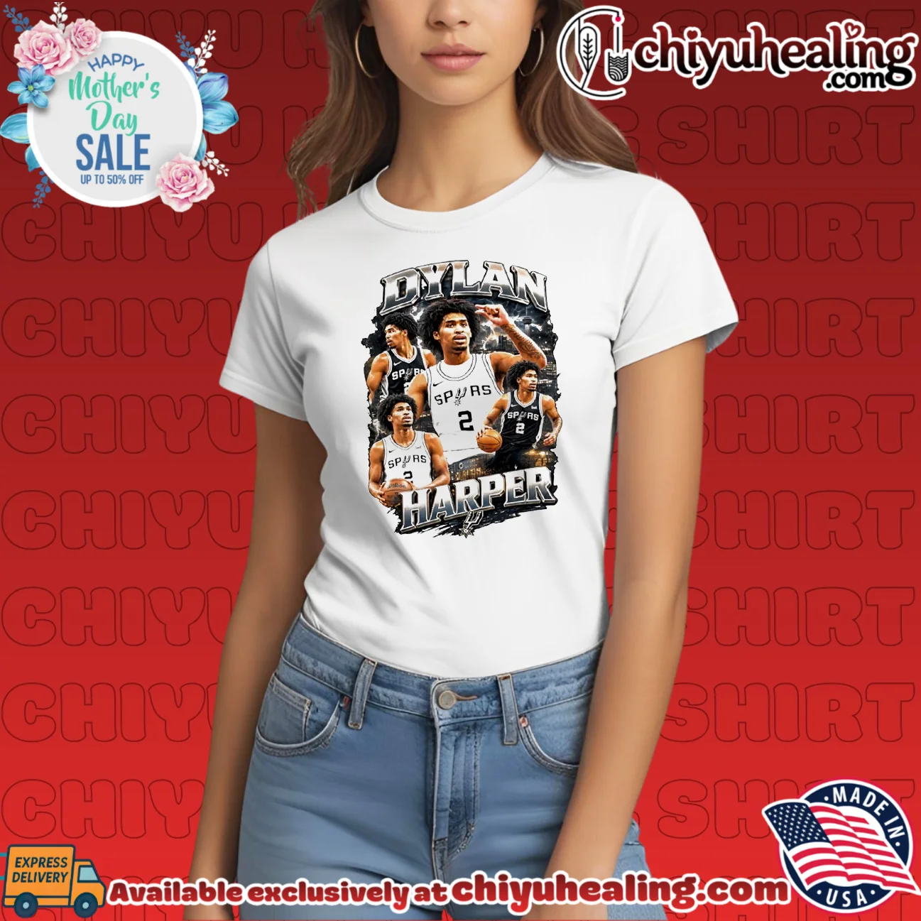 Stephon Castle San Antonio Spurs Dylan Harper player collage authentic shirt & hoodie - New Arrival Stephon Castle San Antonio Spurs Dylan Harper player collage