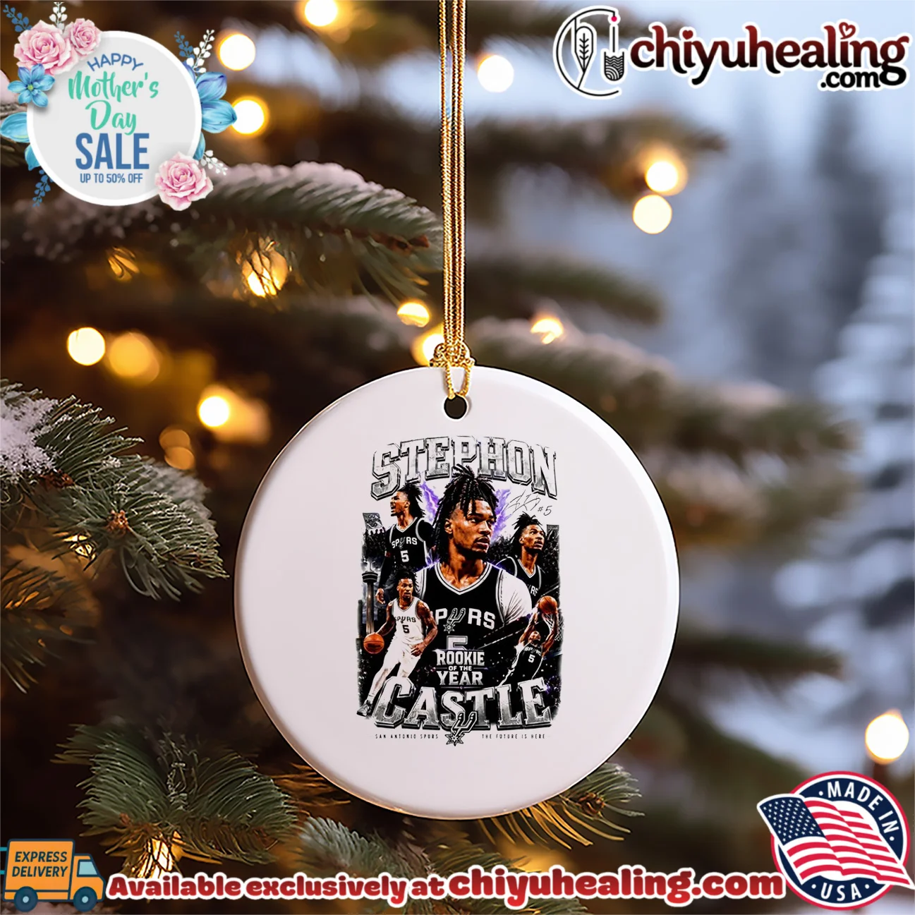 Stephon Castle San Antonio Spurs ROTY Rookie of the Year player collage timeless shirt & hoodie | Gift Idea 2026 Stephon Castle San Antonio Spurs ROTY Rookie of the Year player collage