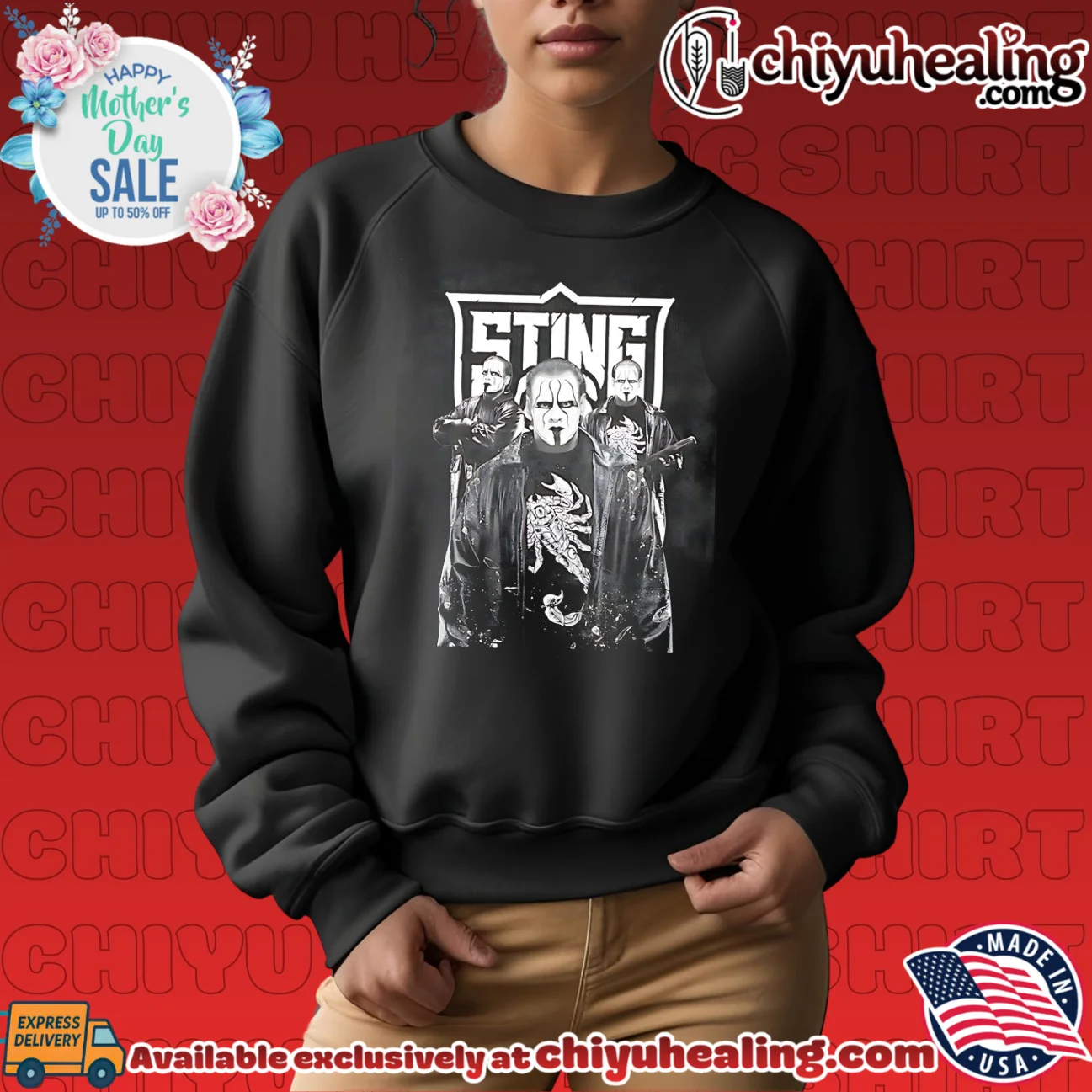 Sting Wresting vintage elite shirt & hoodie - The Fan Collection Sting Wresting vintage