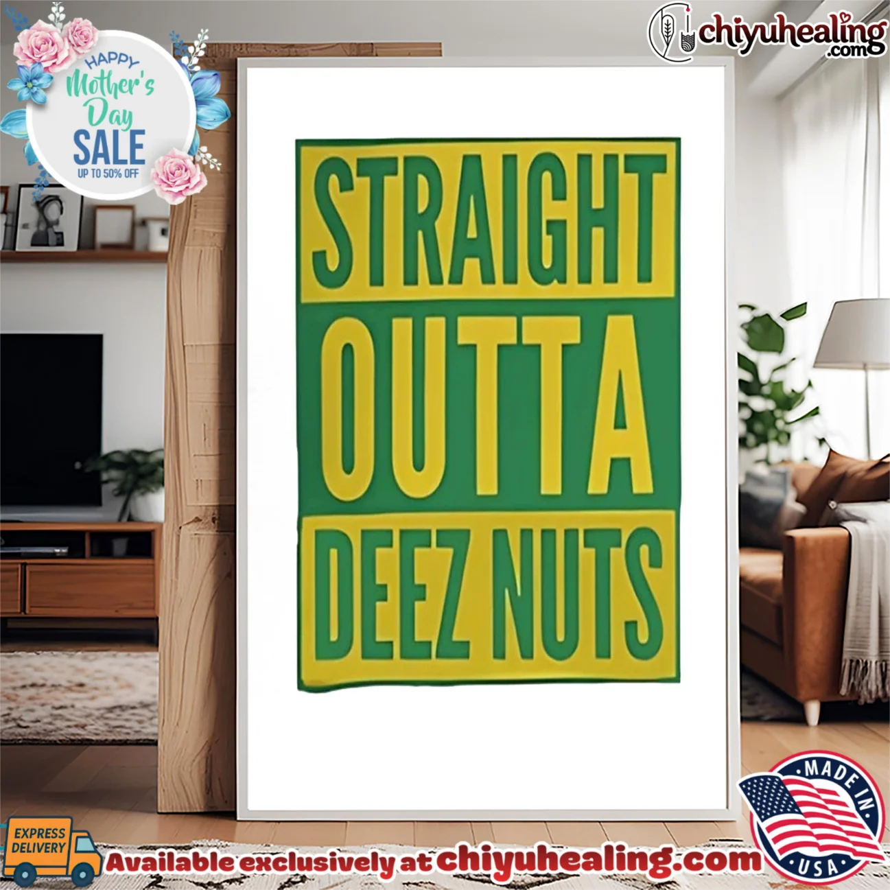 Straight Outta Deez Nuts limited shirt & hoodie | Official Style Drop Straight Outta Deez Nuts