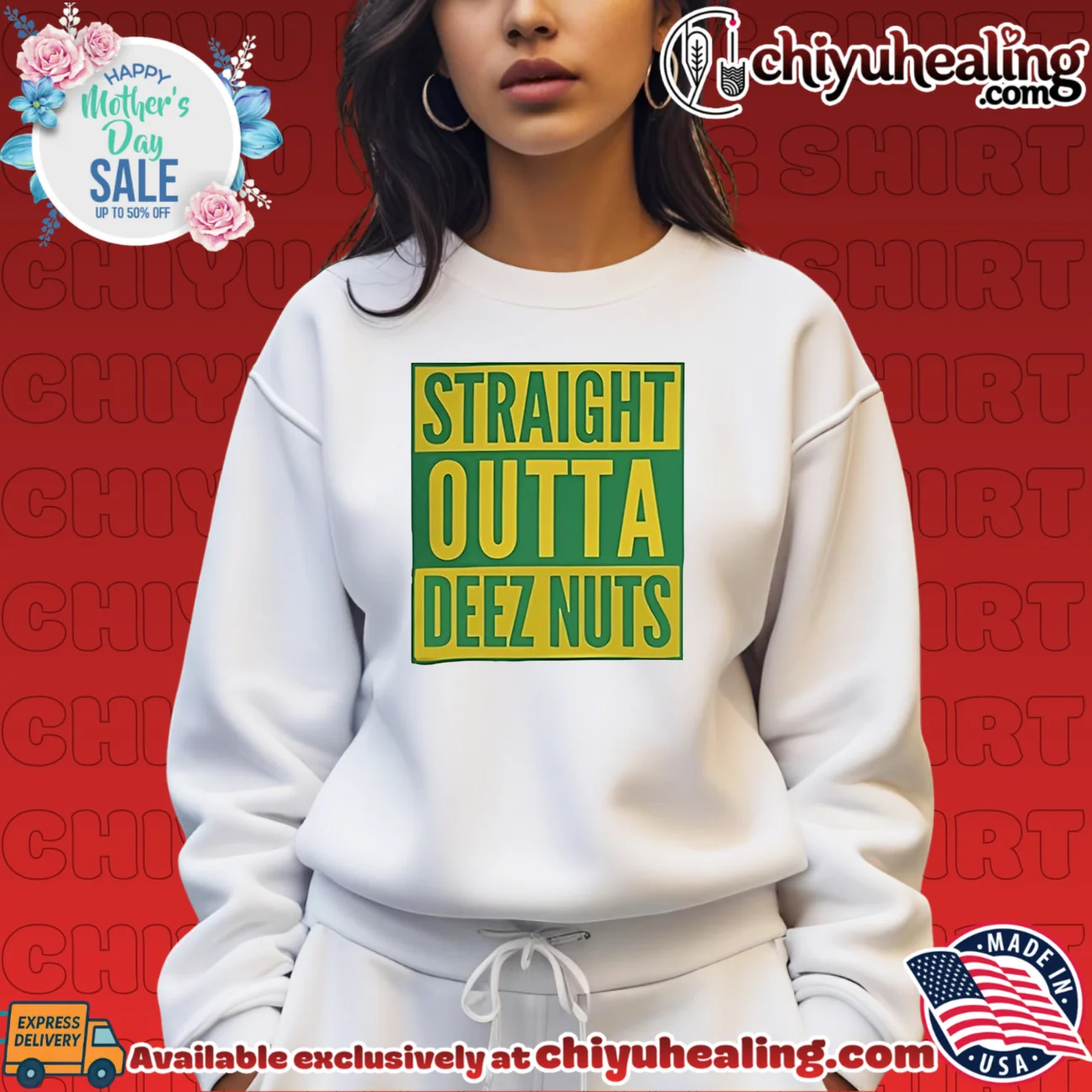 Straight Outta Deez Nuts limited shirt & hoodie | Official Style Drop Straight Outta Deez Nuts