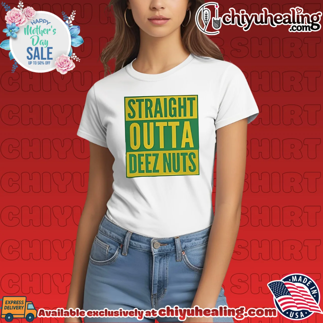 Straight Outta Deez Nuts limited shirt & hoodie | Official Style Drop Straight Outta Deez Nuts