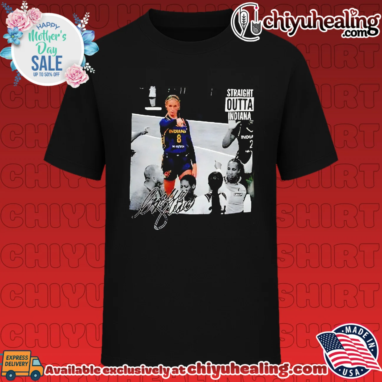 Straight Outta Sophie Cunningham Indiana Fever 08 Point God signature shirt & hoodie
