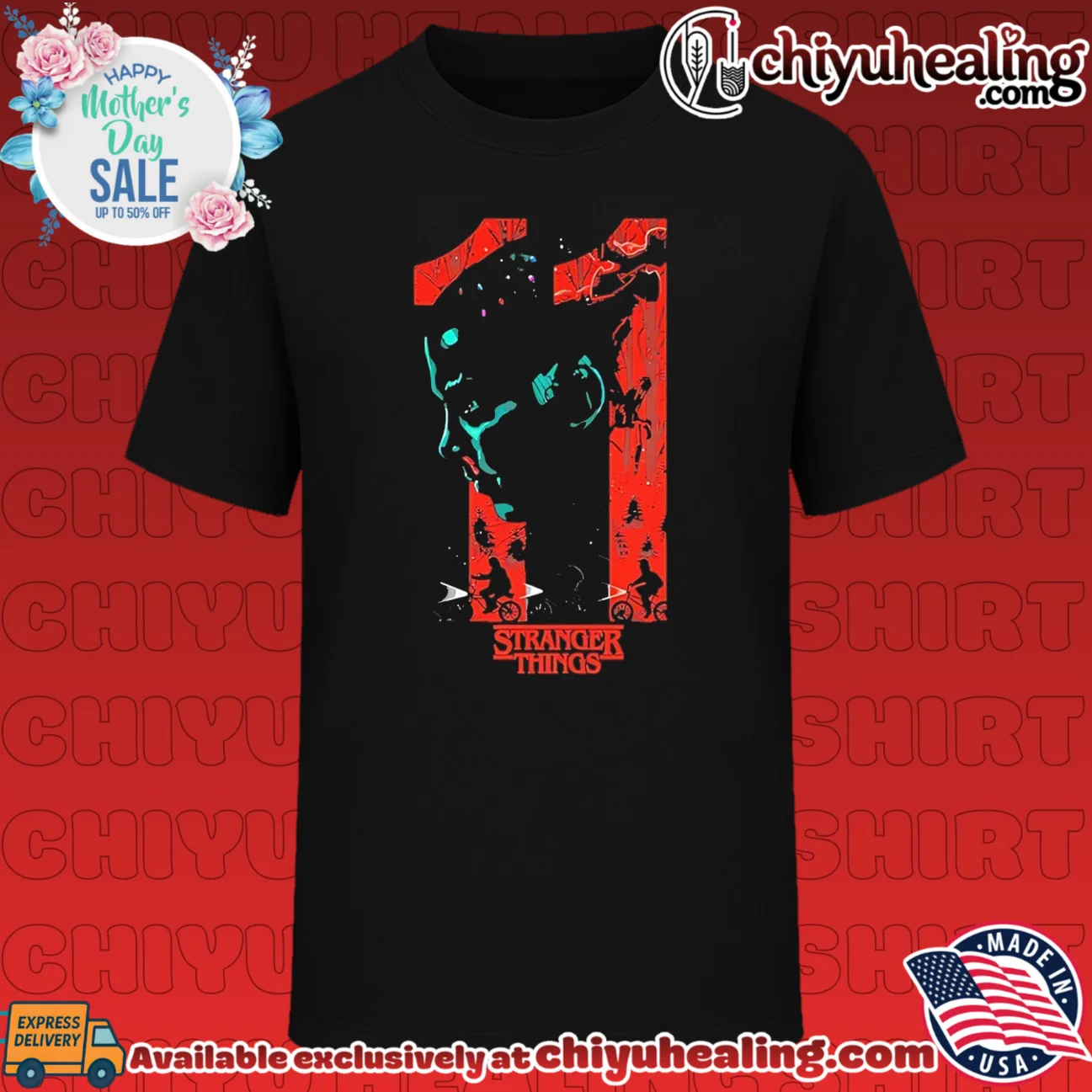Stranger things number 11 illustrated