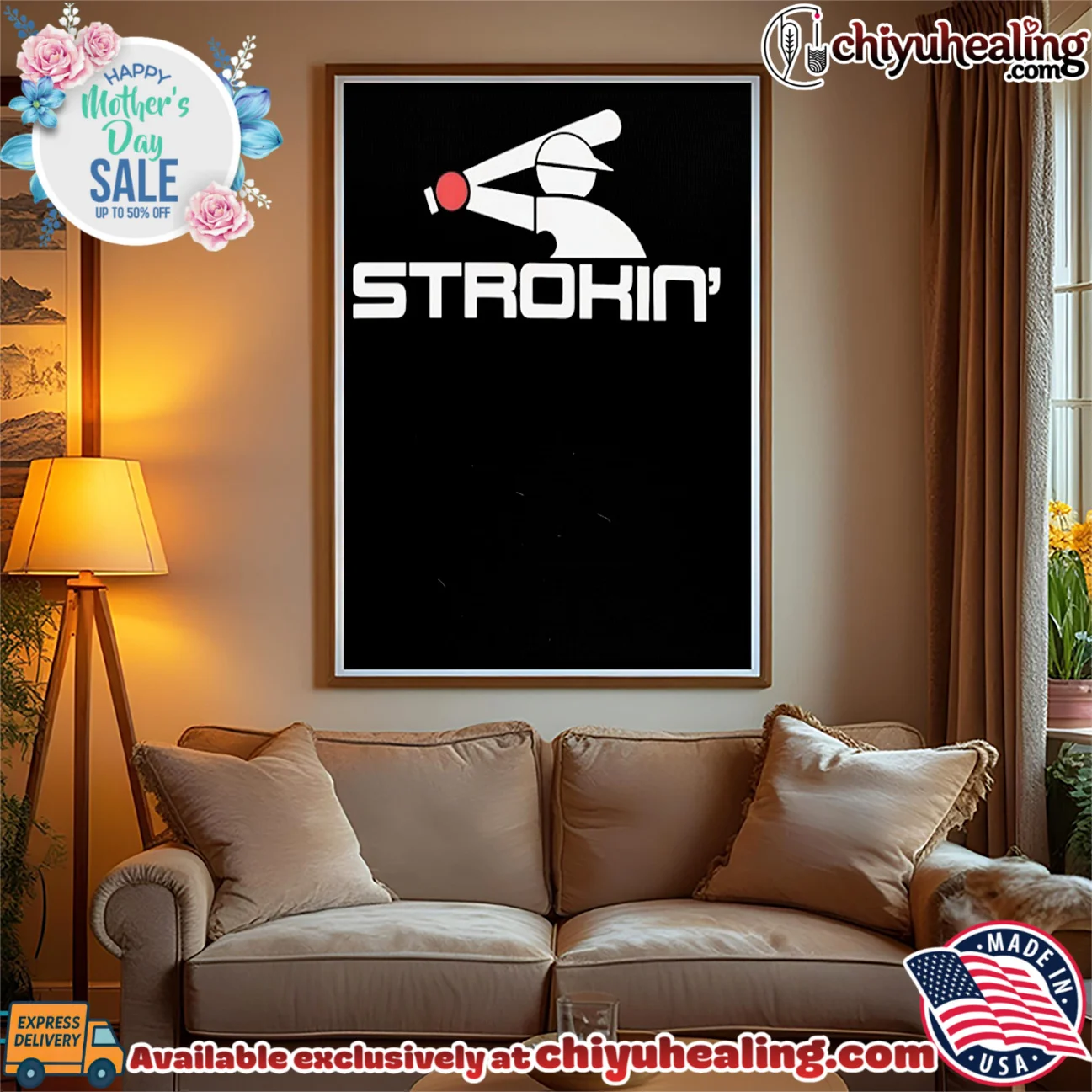 Strokin' Chicago White Sox Baseball MLB shirt & hoodie Strokin' Chicago White Sox Baseball MLB