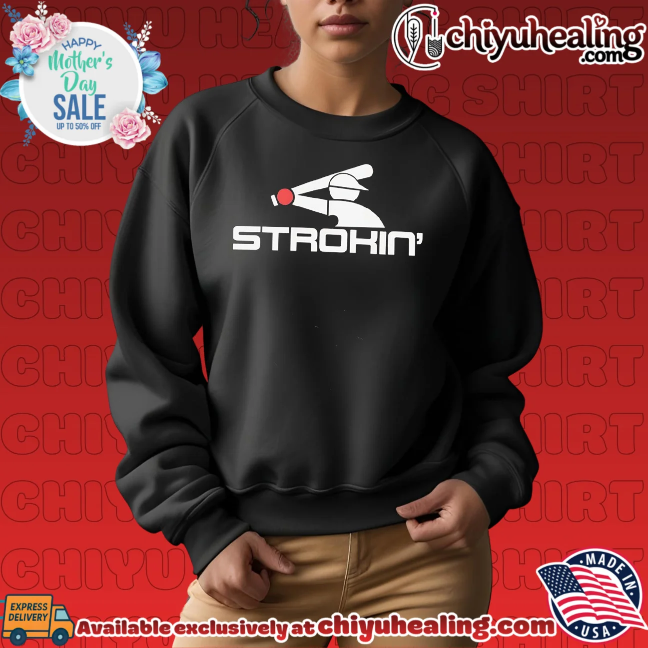 Strokin' Chicago White Sox Baseball MLB shirt & hoodie Strokin' Chicago White Sox Baseball MLB