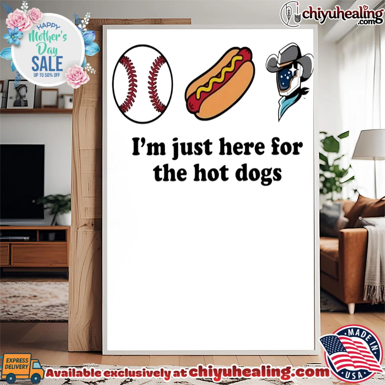 Sugar Land Space Cowboys I'm Just Here for the Hot Dogs shirt & hoodie Sugar Land Space Cowboys I'm Just Here for the Hot Dogs shirt & hoodie