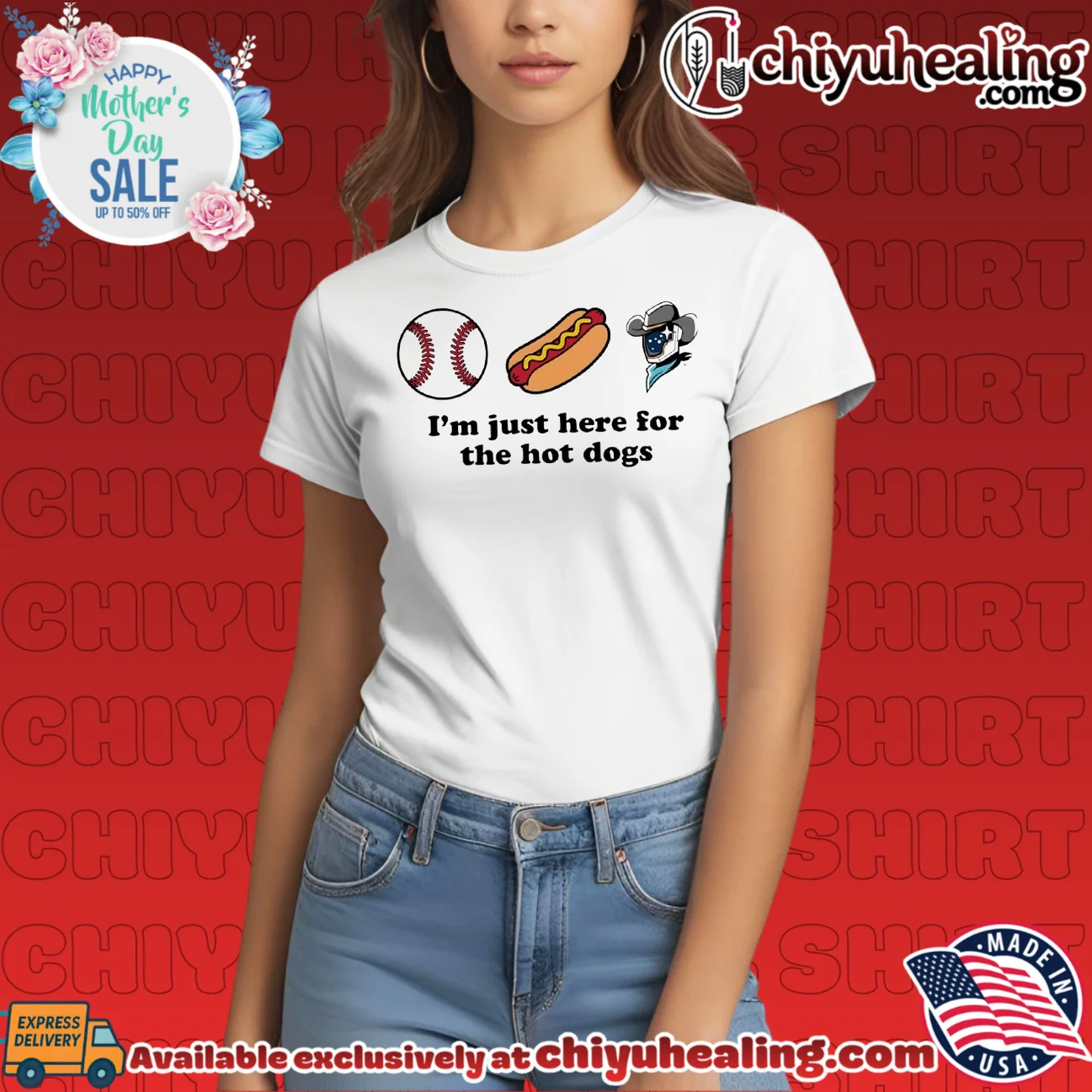 Sugar Land Space Cowboys I'm Just Here for the Hot Dogs shirt & hoodie Sugar Land Space Cowboys I'm Just Here for the Hot Dogs shirt & hoodie