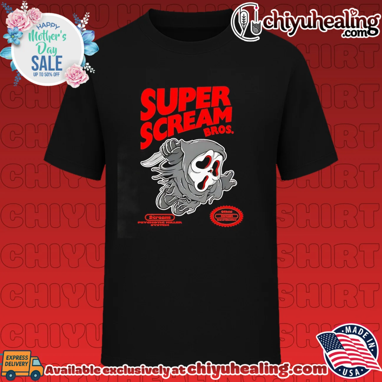 Super Ghostface Scream features Super Mario Bros