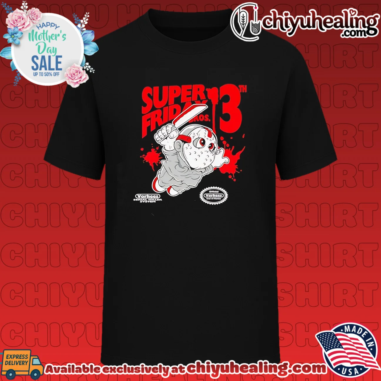 Super Vorhees Friday 13th features Super Mario Bros