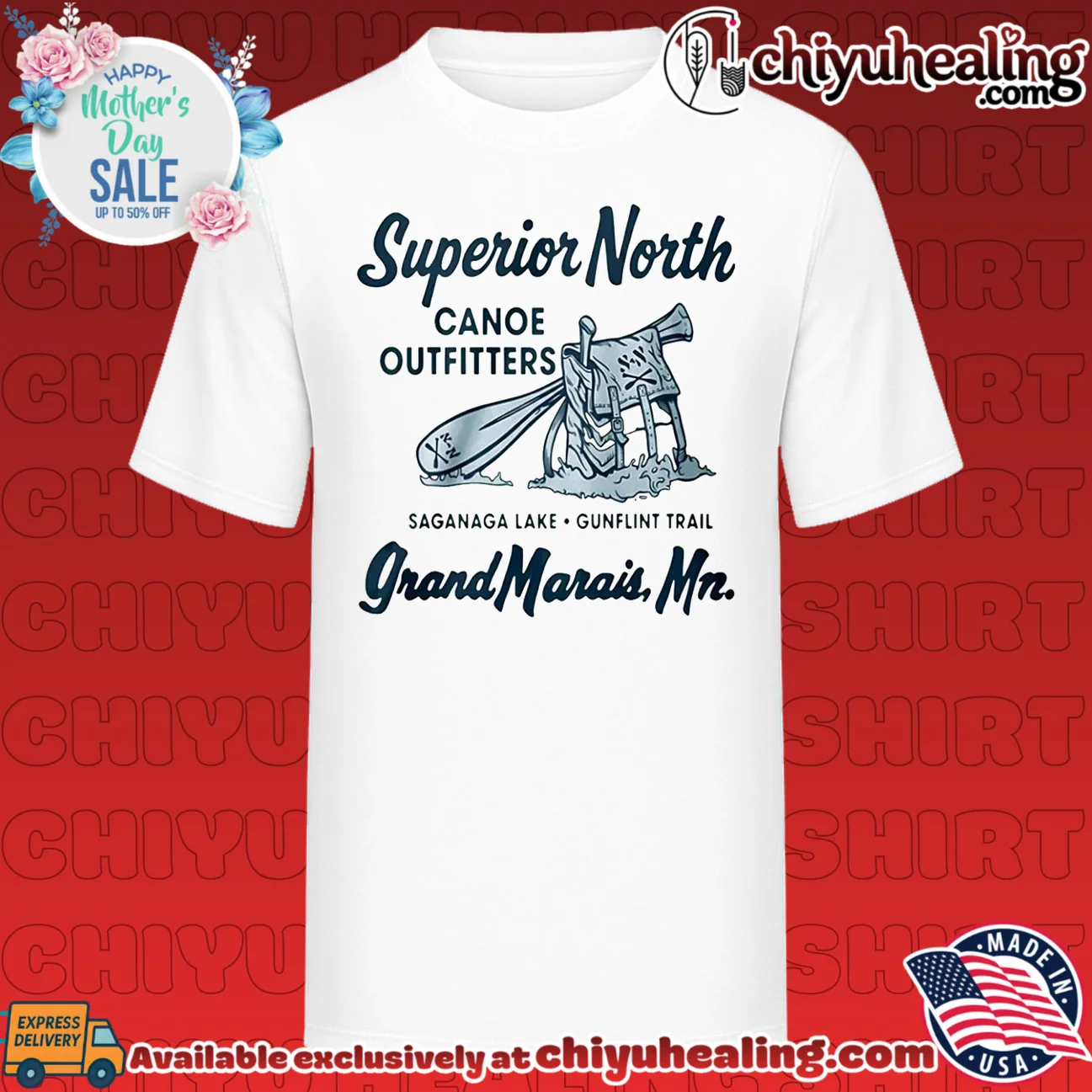 Superior North Canoe Outfitters shirt & hoodie