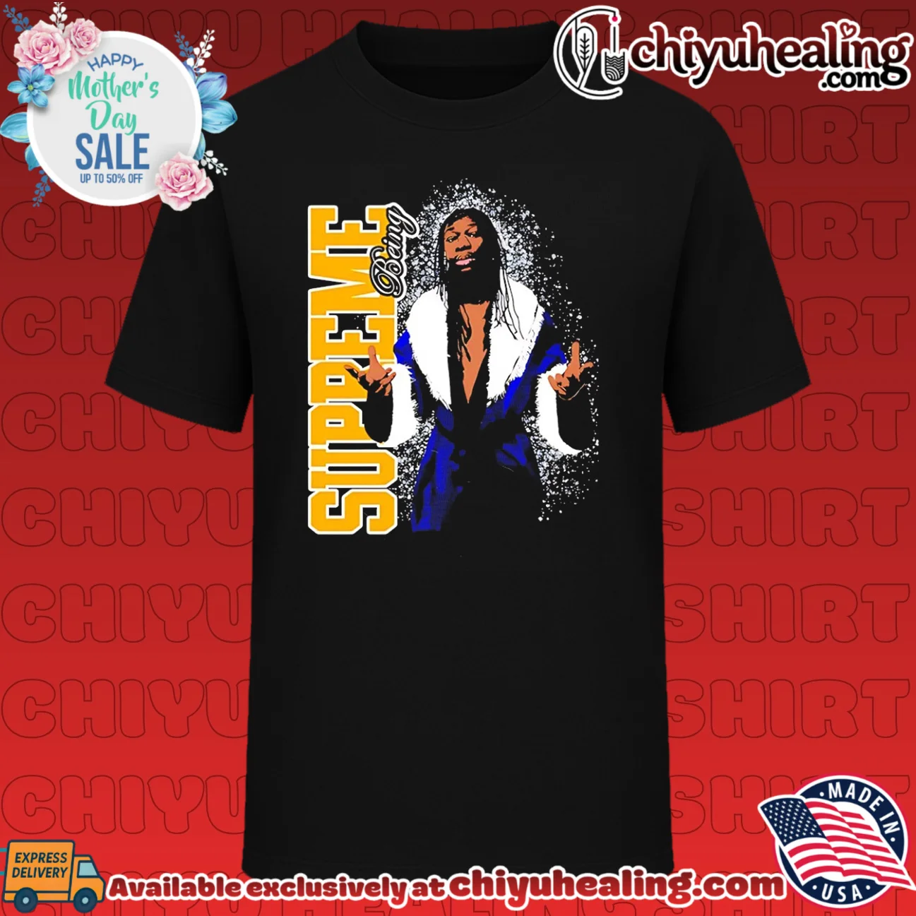 Supreme being Ray Stewart illustration shirt