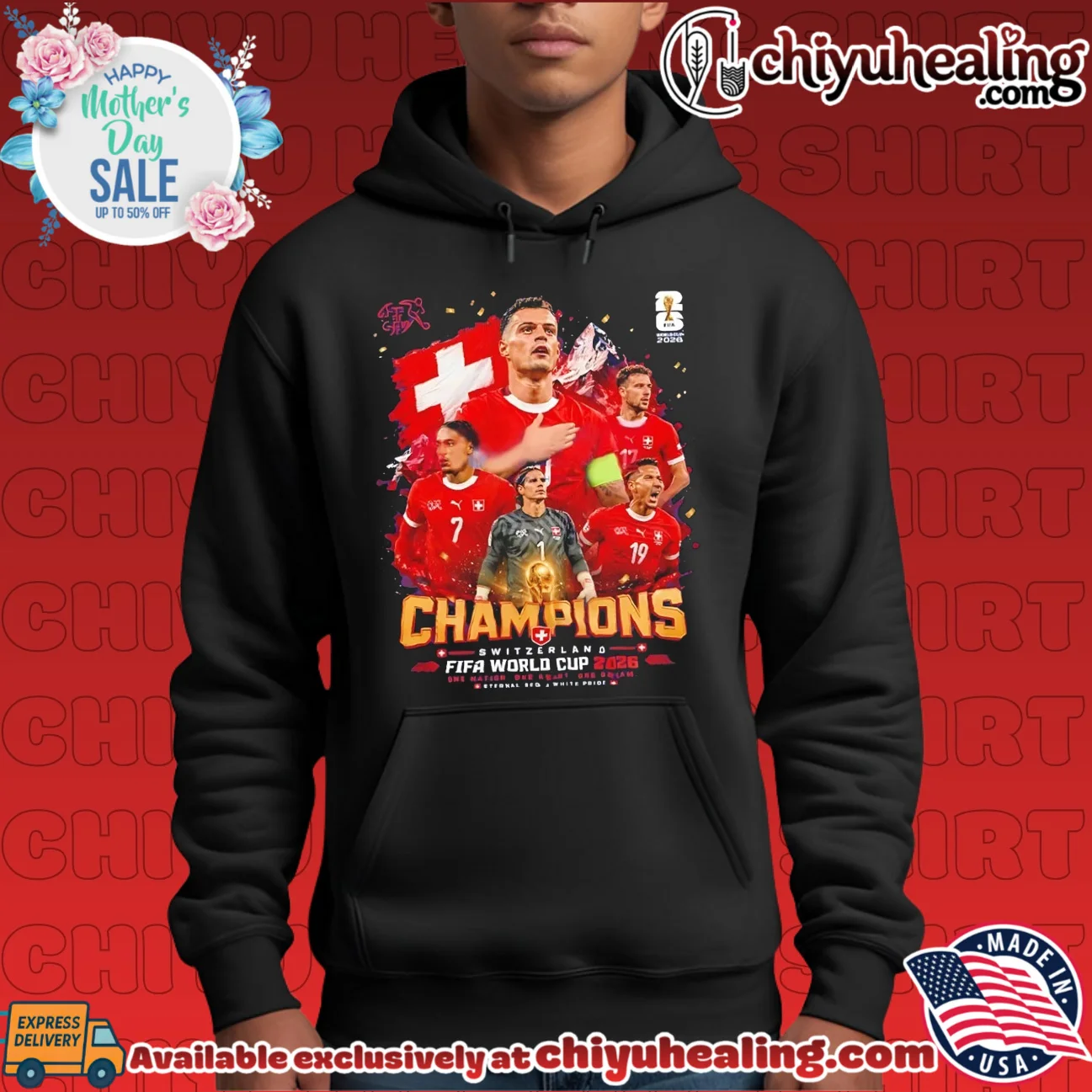 Switzerland Champions FIFA World Cup 2026 shirt & hoodie Switzerland Champions FIFA World Cup 2026 shirt & hoodie
