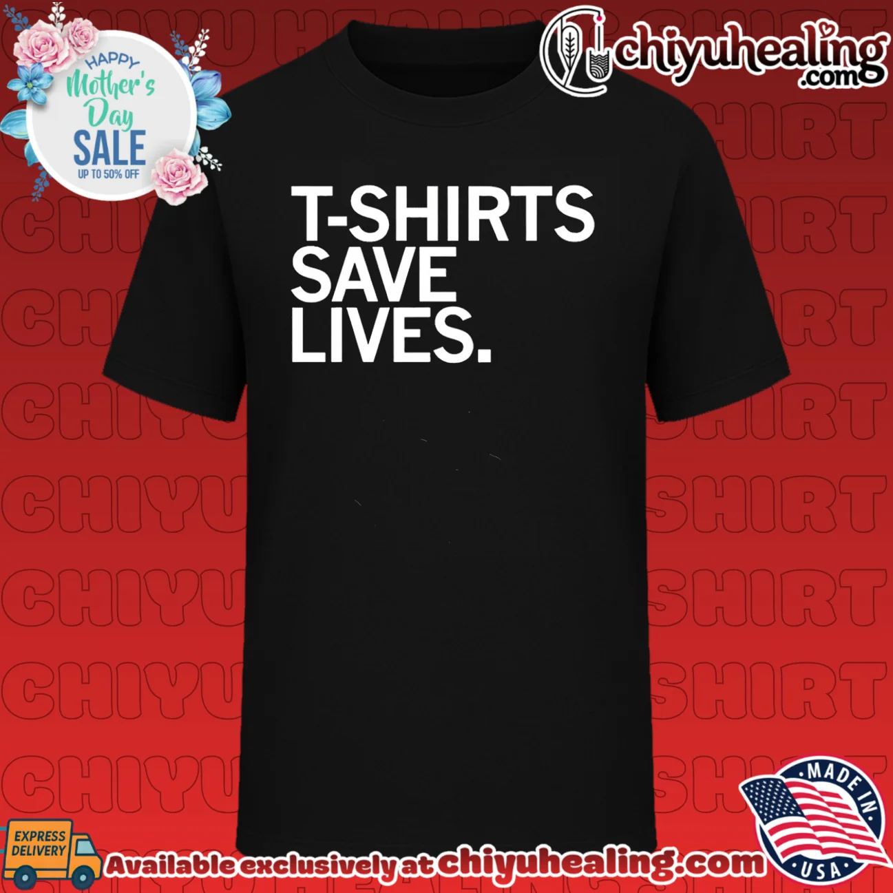 T-shirts save lives Mike