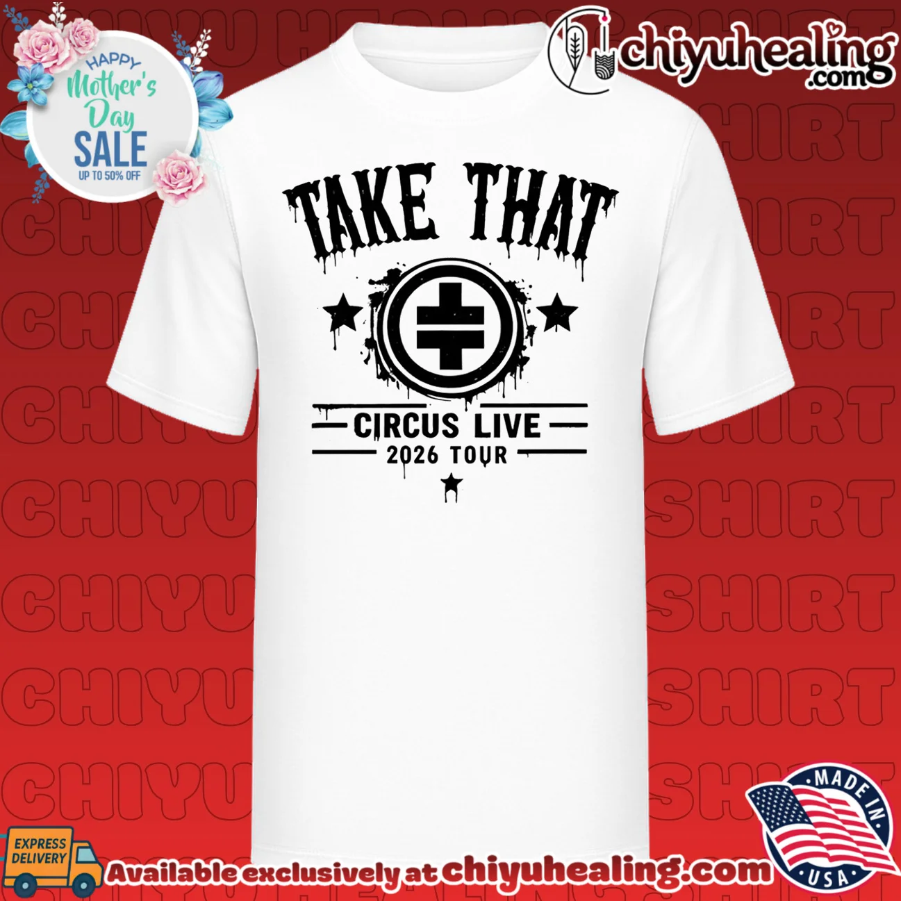 Take That Circus Tour 2026 shirt