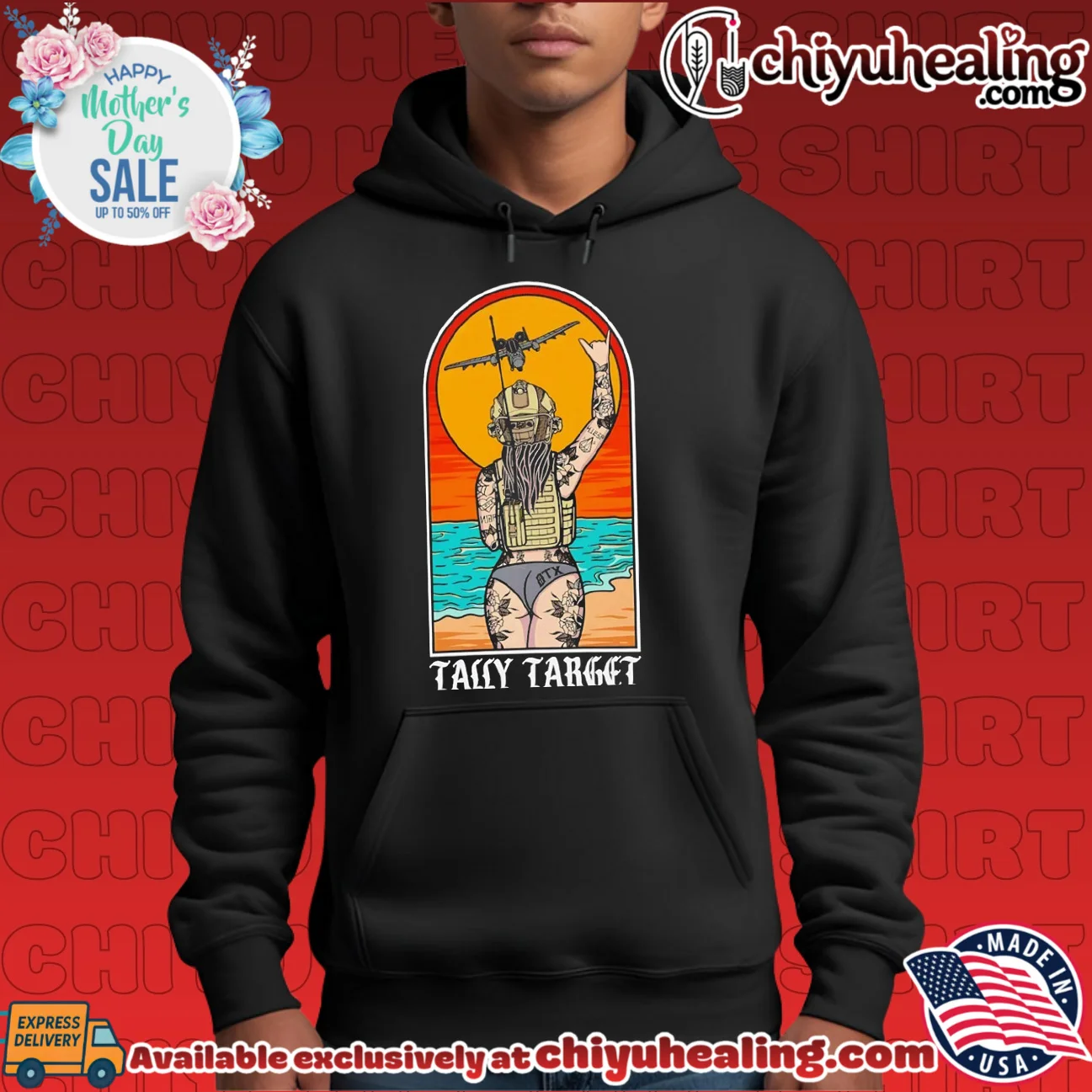 Tally Target A-10 Warthog Beach Girl Military Aviation shirt & hoodie Tally Target A-10 Warthog Beach Girl Military Aviation shirt & hoodie