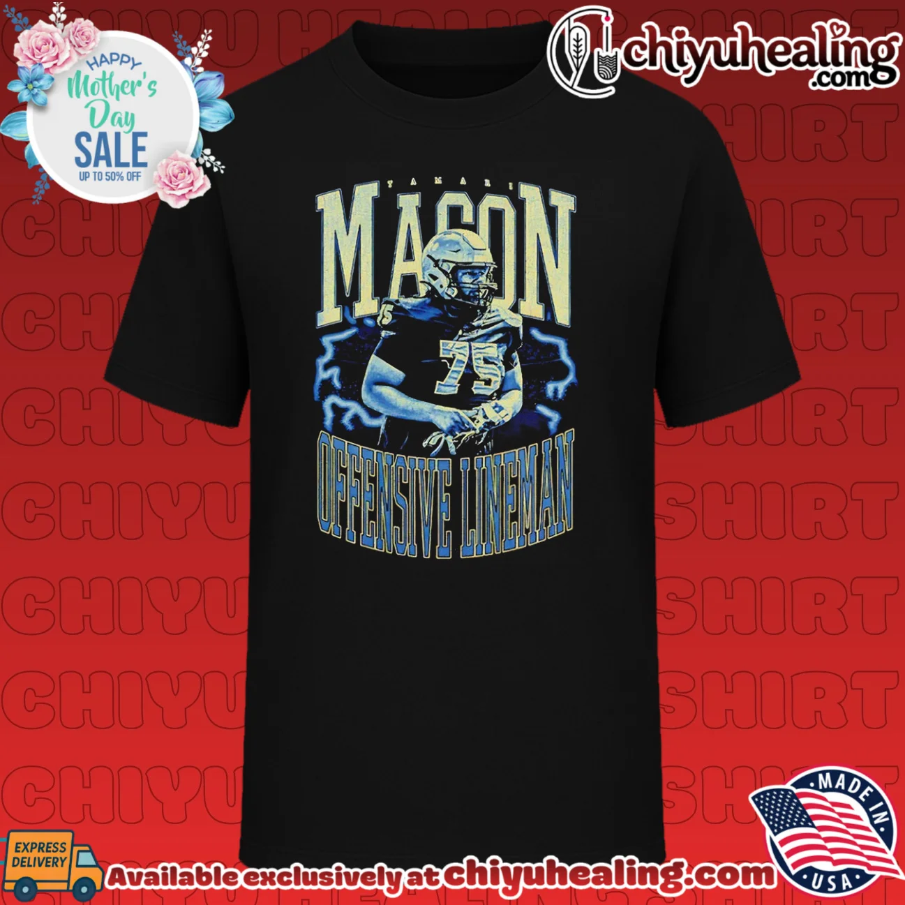 Tamari Mason Offensive Lineman football player shirt & hoodie