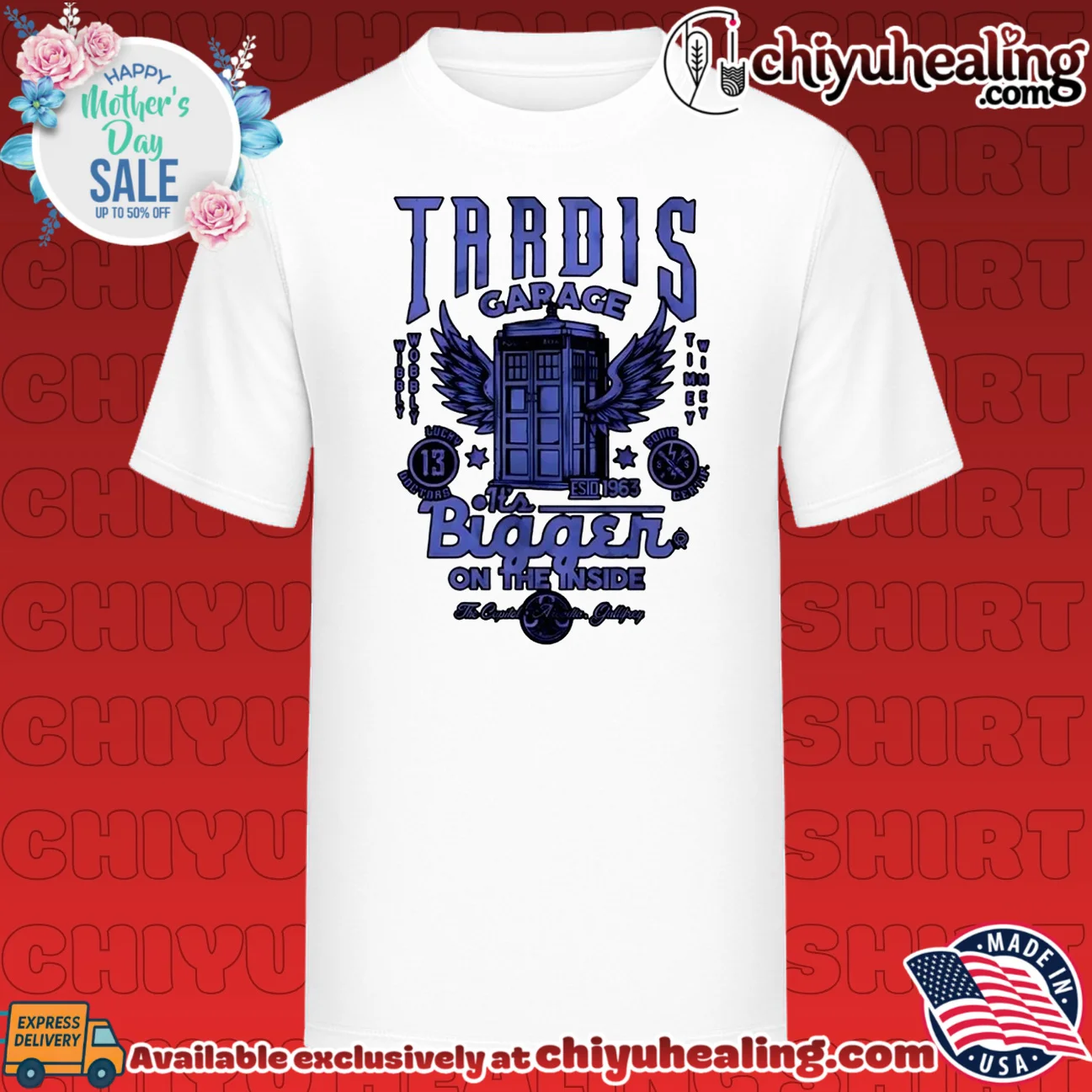 Tardis Garage It's Bigger on the Inside Doctor Who