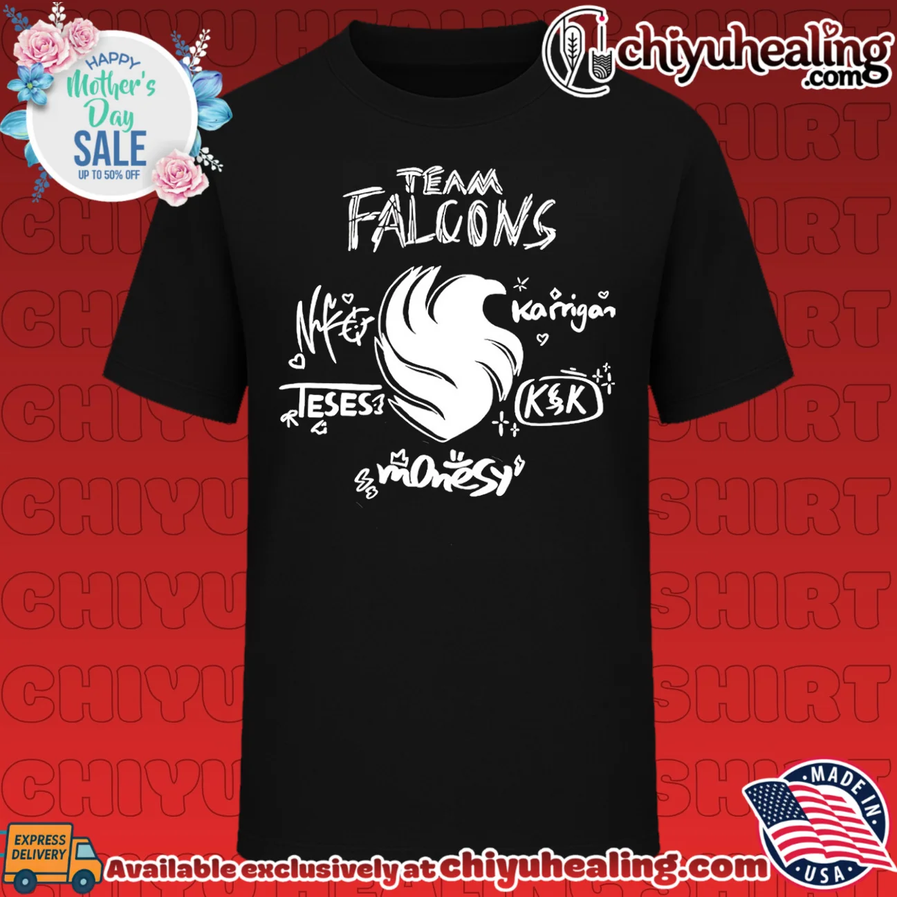 Team Falcons Signature Logo Esports Counter-Strike shirt & hoodie