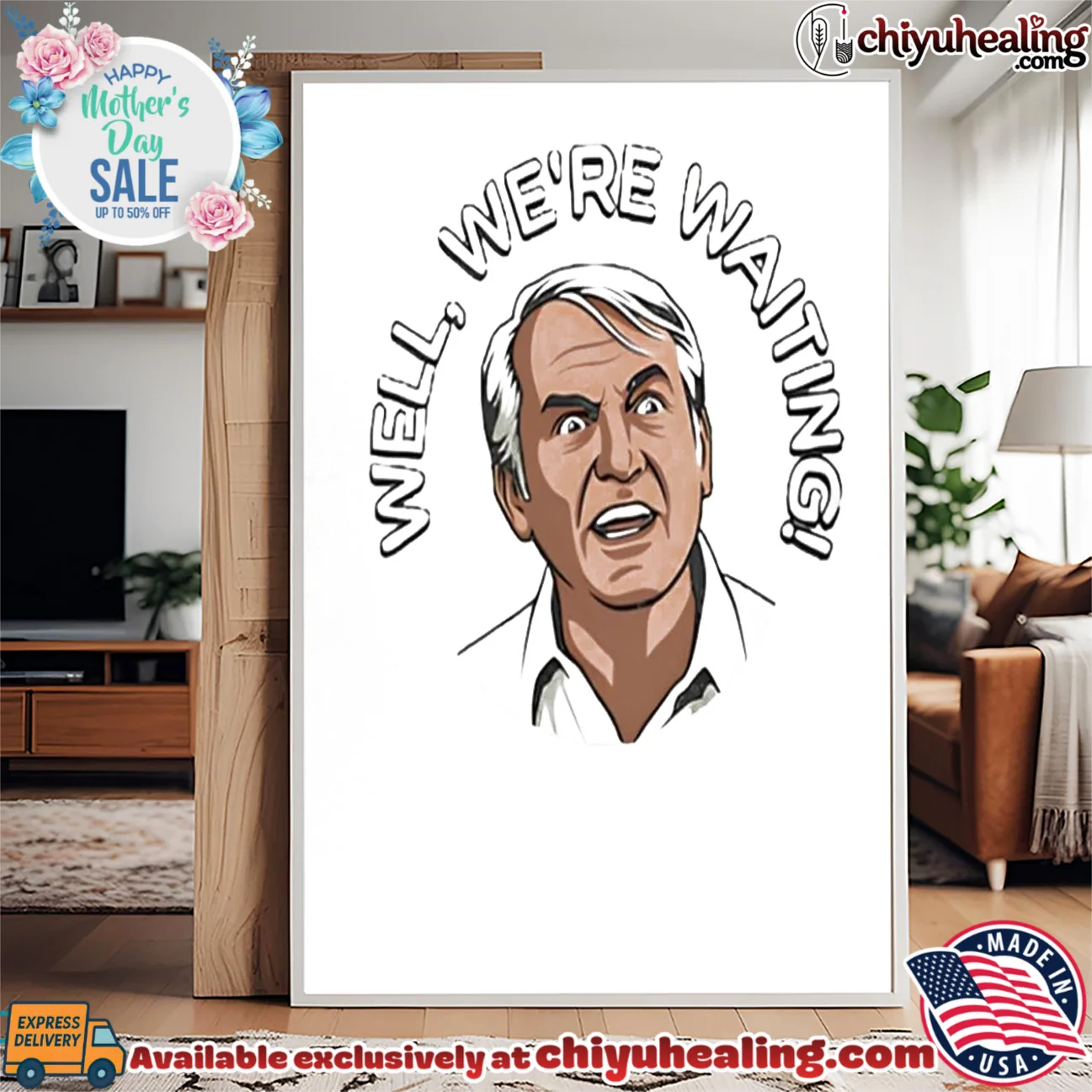 Ted Knight Well We're Waiting Caddyshack shirt & hoodie Ted Knight Well We're Waiting Caddyshack
