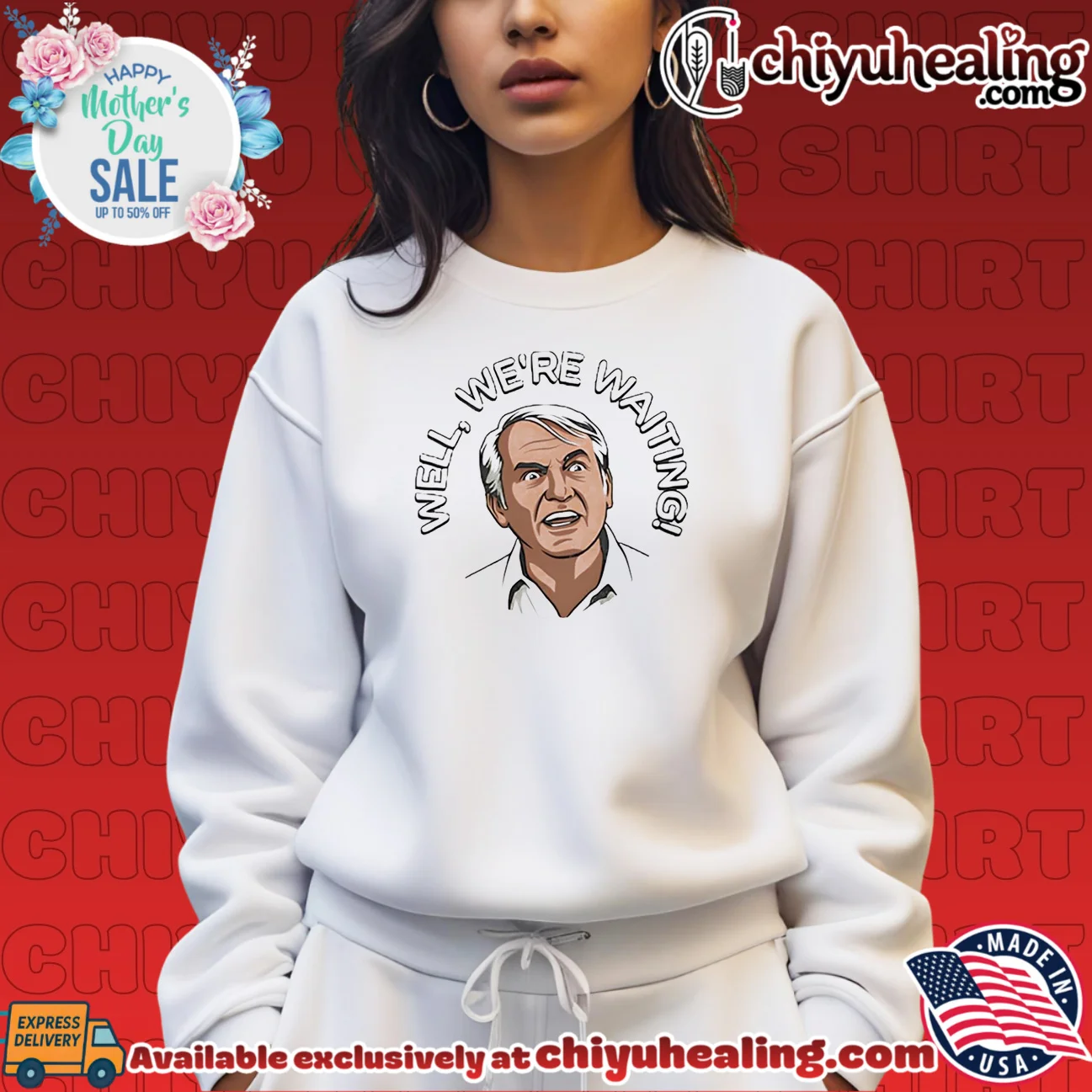 Ted Knight Well We're Waiting Caddyshack shirt & hoodie Ted Knight Well We're Waiting Caddyshack