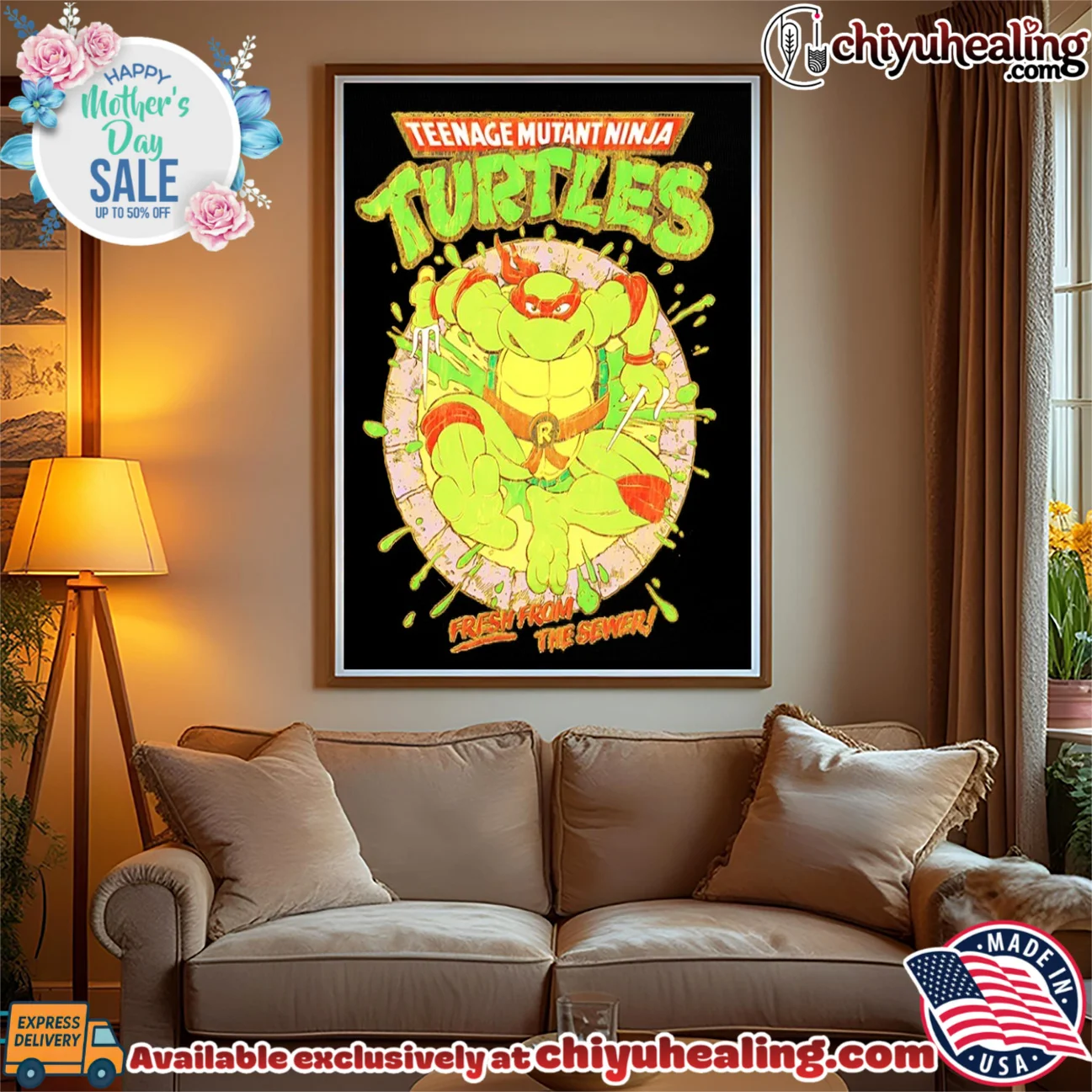 Teenage Mutant Ninja Turtles Fresh From The Sewer graphic grail shirt & hoodie - Perfect Fan Gift Teenage Mutant Ninja Turtles Fresh From The Sewer graphic