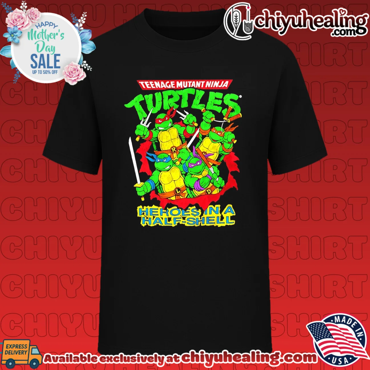 Teenage Mutant Ninja Turtles Heroes In A Half Shell graphic
