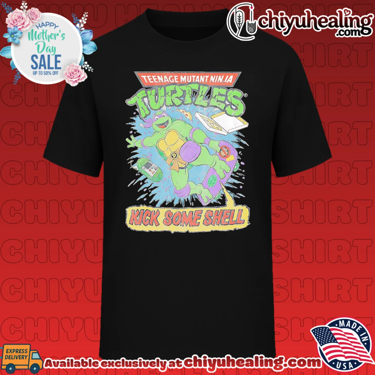 Teenage Mutant Ninja Turtles Kick Some Shell graphic