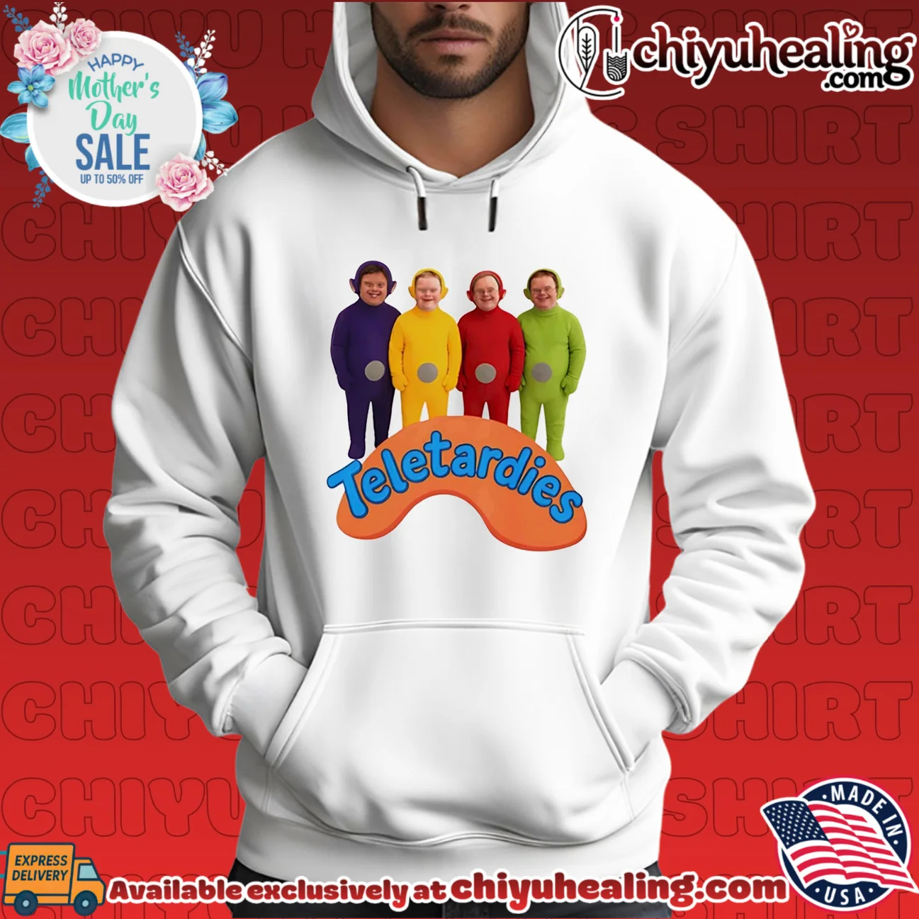 Teletardies Down Syndrome cartoon elite shirt & hoodie - New Arrival Teletardies Down Syndrome cartoon elite shirt & hoodie - New Arrival