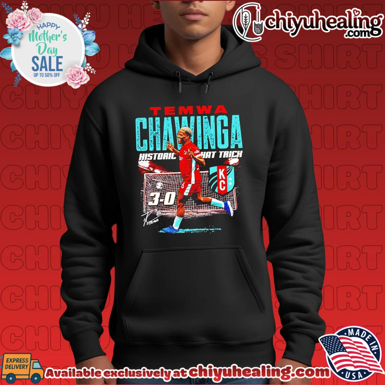 Temwa Chawinga Kansas City Current 2026 History Hat Trick classic shirt & hoodie - Urban Fashion Temwa Chawinga Kansas City Current 2026 History Hat Trick classic shirt & hoodie - Urban Fashion