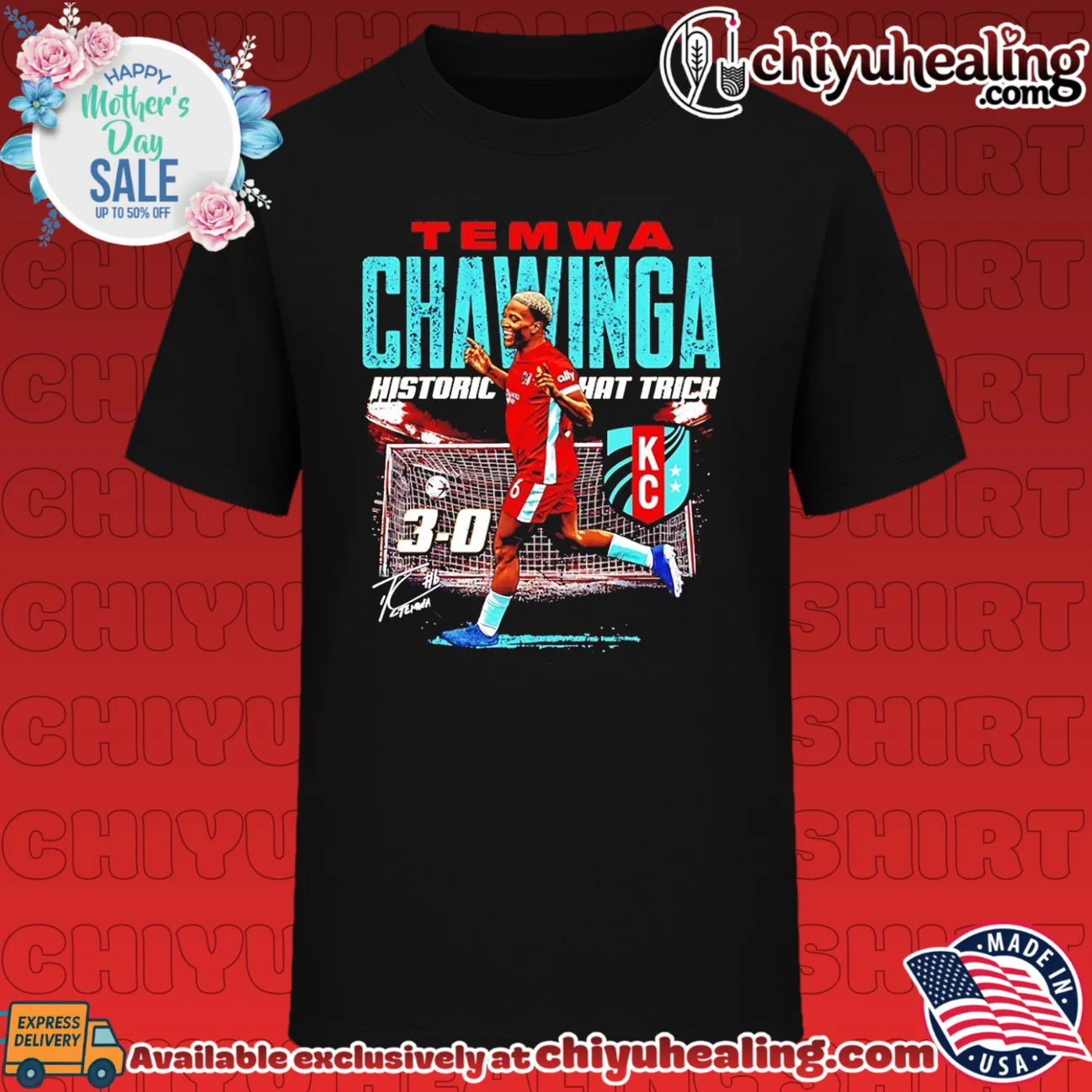 Temwa Chawinga Kansas City Current 2026 History Hat Trick
